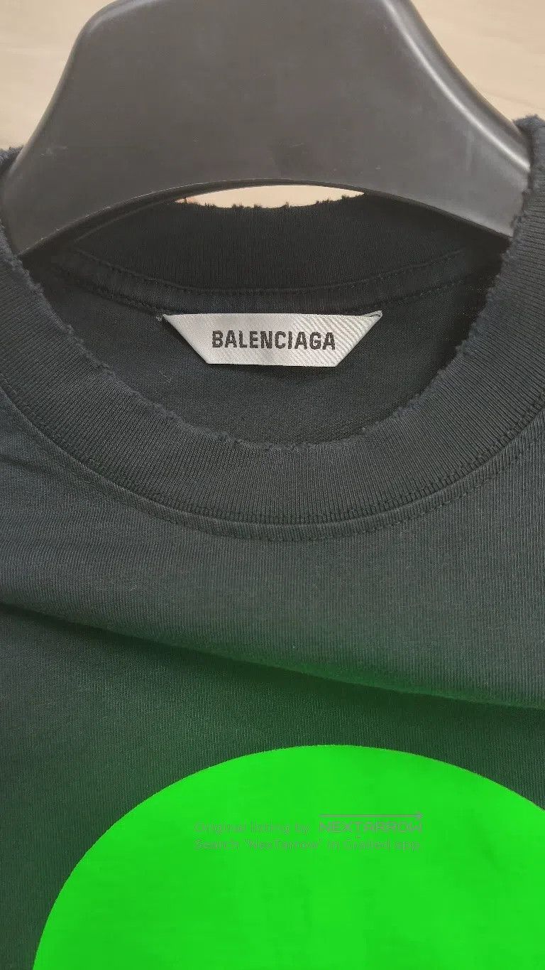 Balenciaga Balenciaga Glow-in-the-dark green alien black T-shirt Size US XS / EU 42 / 0 - 3 Thumbnail