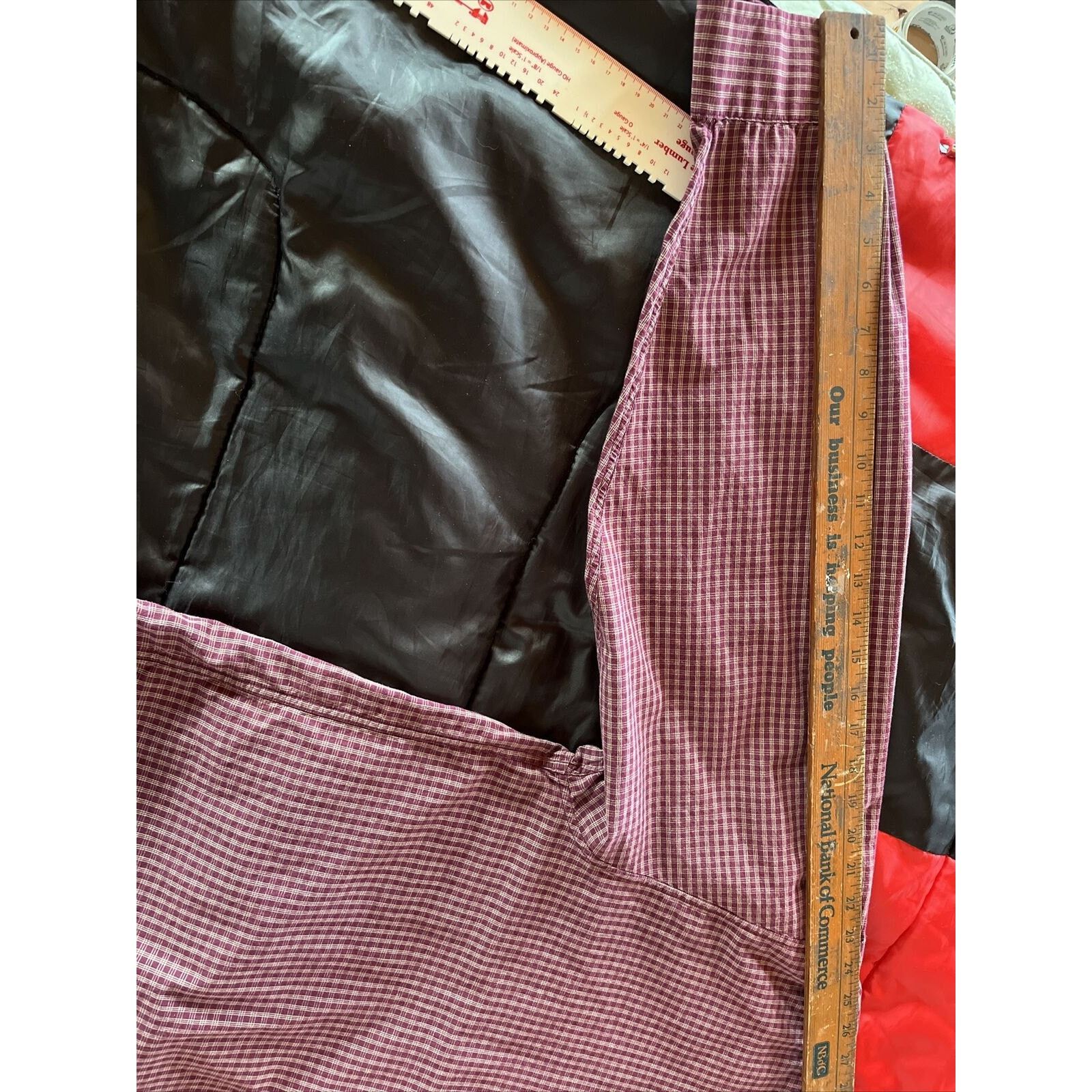 Other vesi sportswear men’s L burgundy check Montana cotton shirt Size US L / EU 52-54 / 3 - 23 Thumbnail