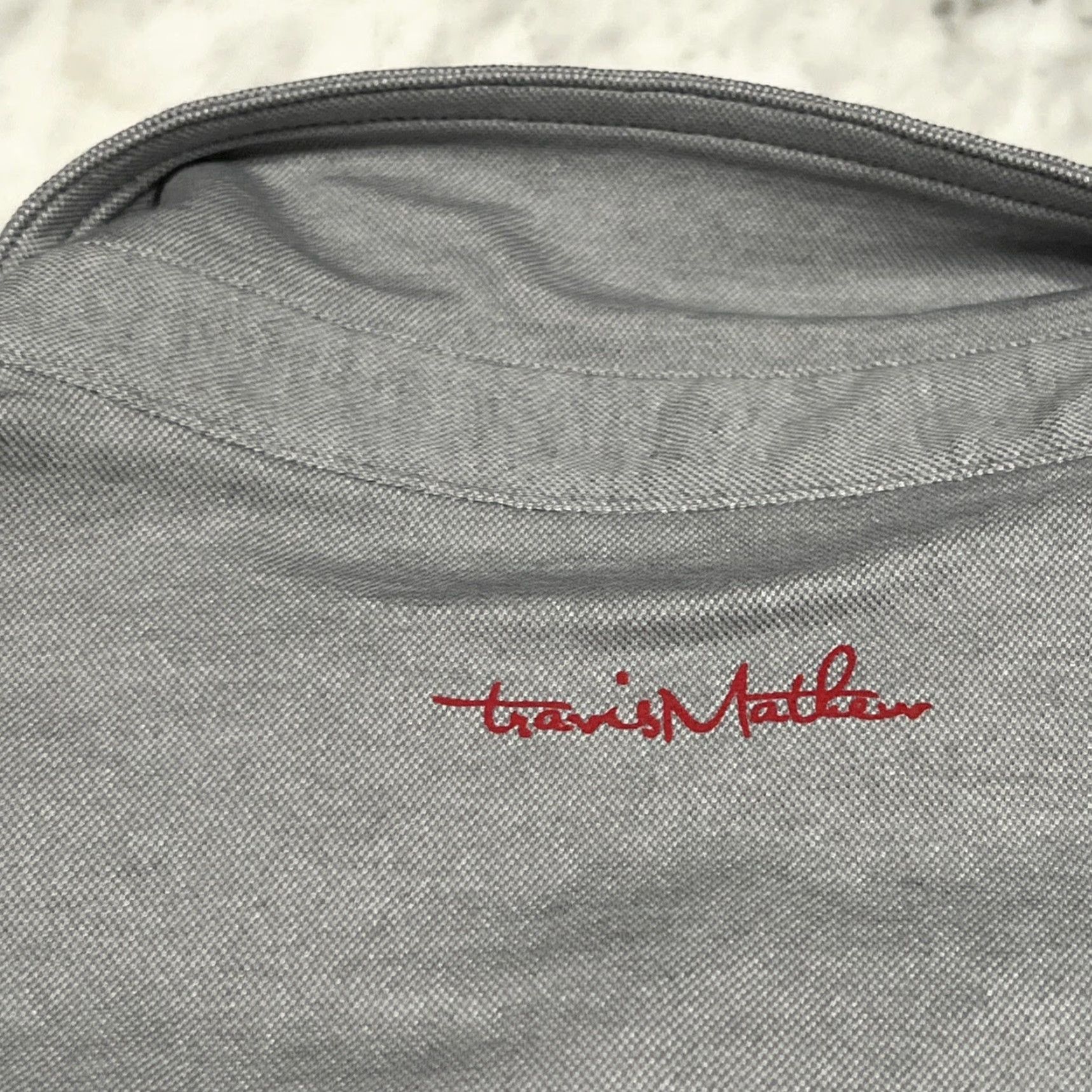 TravisMathew VINTAGE: No — Travis Mathew Polo Shirt Men’s Large Arizona Flag Gray Polyester Cotton Golf Size US L / EU 52-54 / 3 - 6 Thumbnail