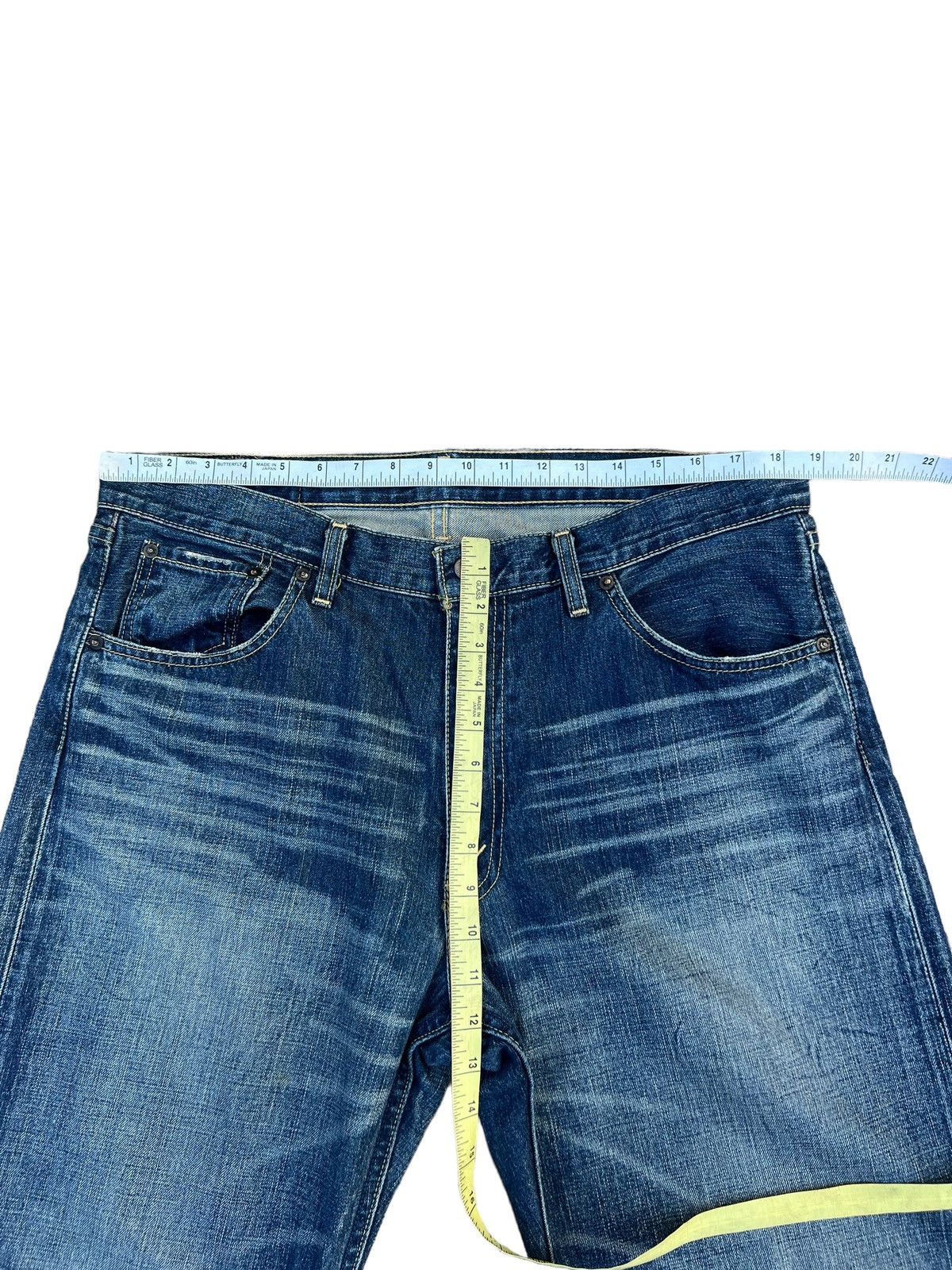 Levi's Vintage 2007 Levi’s 503 Japan Fade Denim Distressed Jeans Size US 36 / EU 52 - 2 Thumbnail