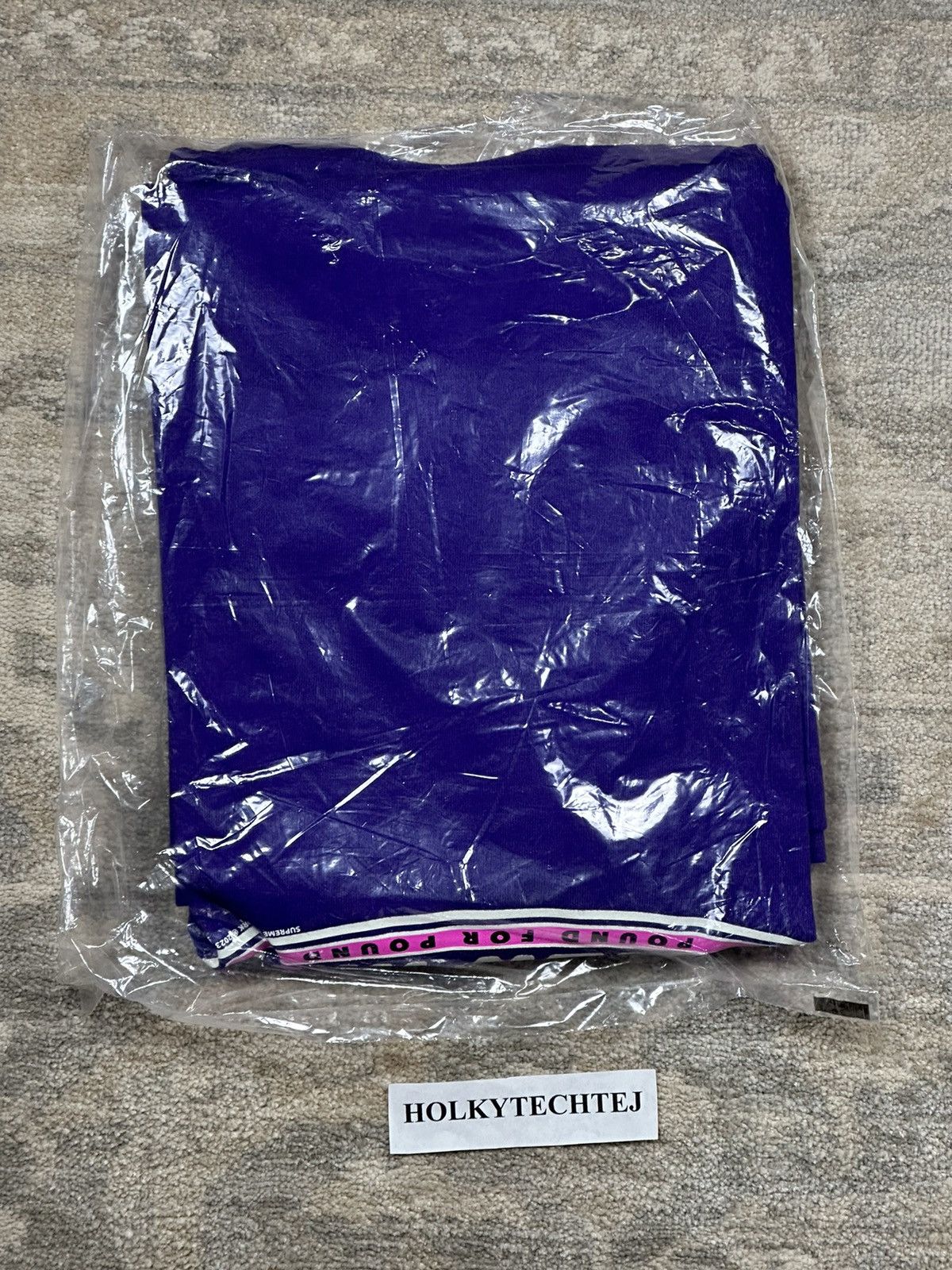 Supreme Supreme Pound Tee - Purple - XL - FW23 Size US XL / EU 56 / 4 - 6 Thumbnail