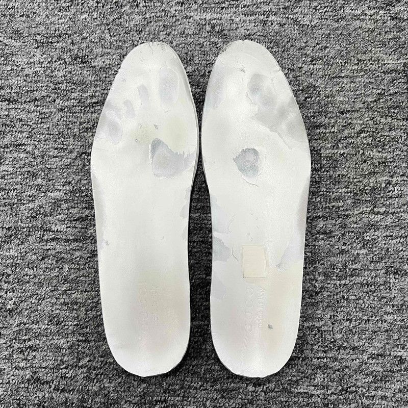 Gucci Gucci Ace Leather Low-Top Sneakers - White Size US 9.5 / EU 42-43 - 5 Thumbnail