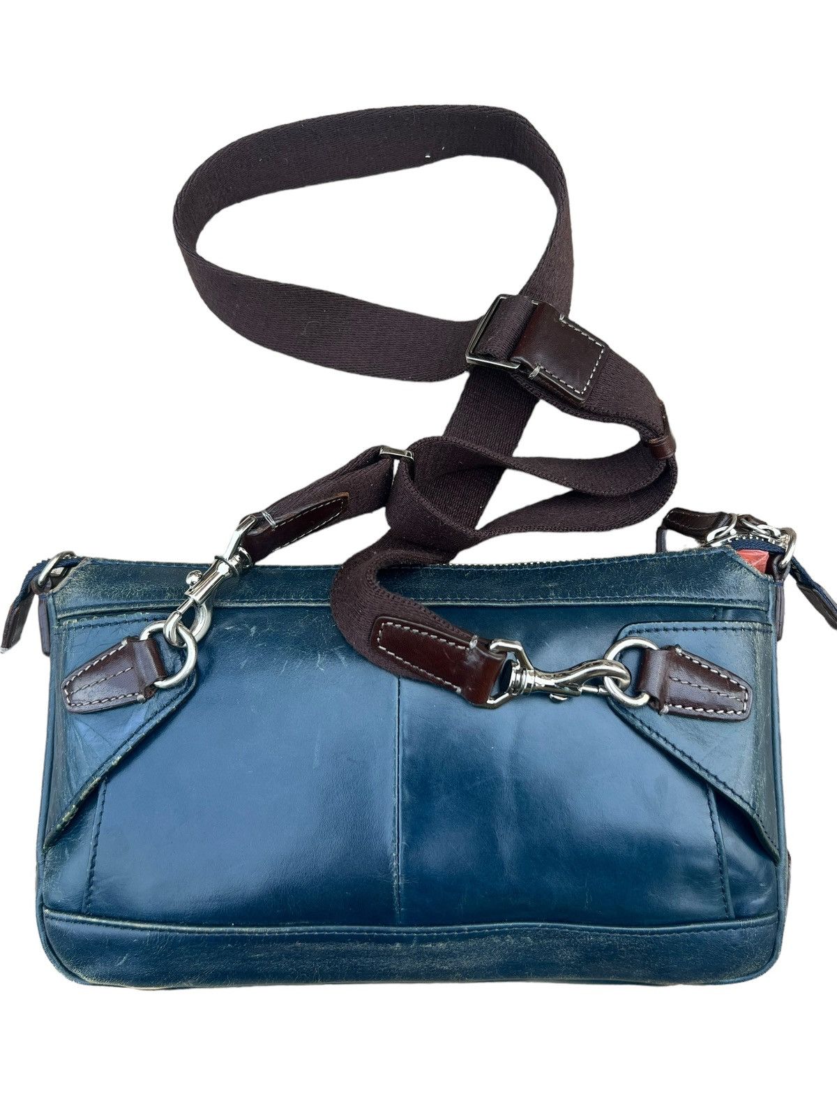 Leather Kiefer Neu Japan Distressed Patina Leather Bag Size ONE SIZE - 4 Thumbnail