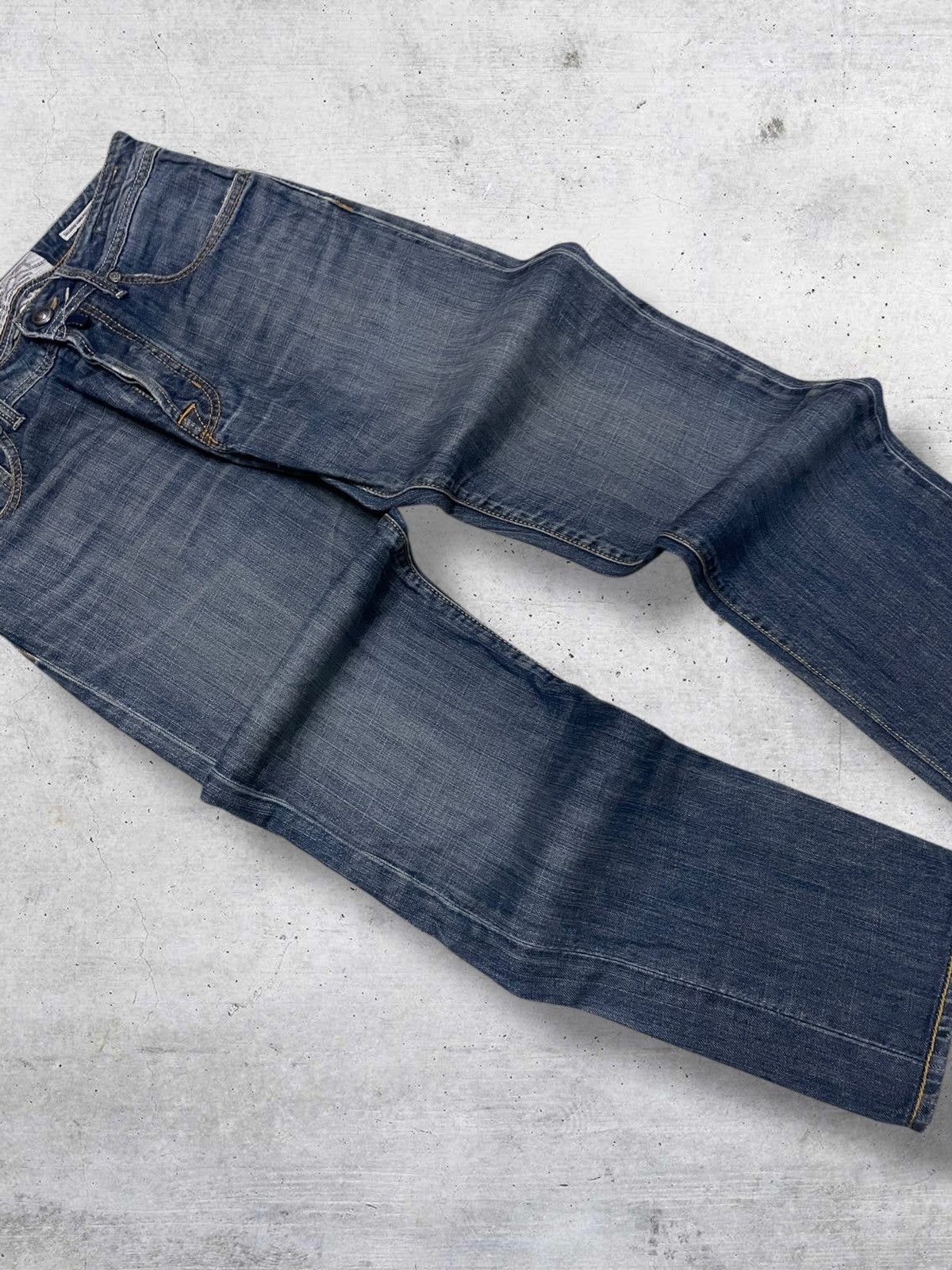 Jacob Cohen VINTAGE JACOB COHEN 90S DESIGNER BLUEWASHED DISTRESSED DENIM Size US 30 / EU 46 - 6 Thumbnail