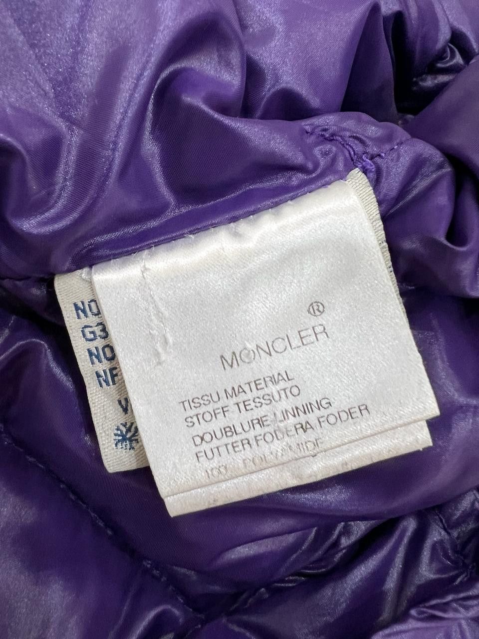 Moncler × Vintage Moncler purple womrns puffer jacket Size L / US 10 / IT 46 - 12 Thumbnail
