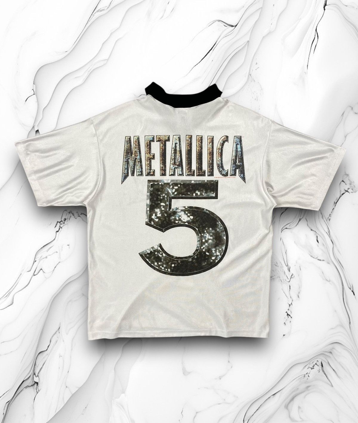 Vintage 1996 Metallica Ninja Star Logo T Shirt Jersey Polo