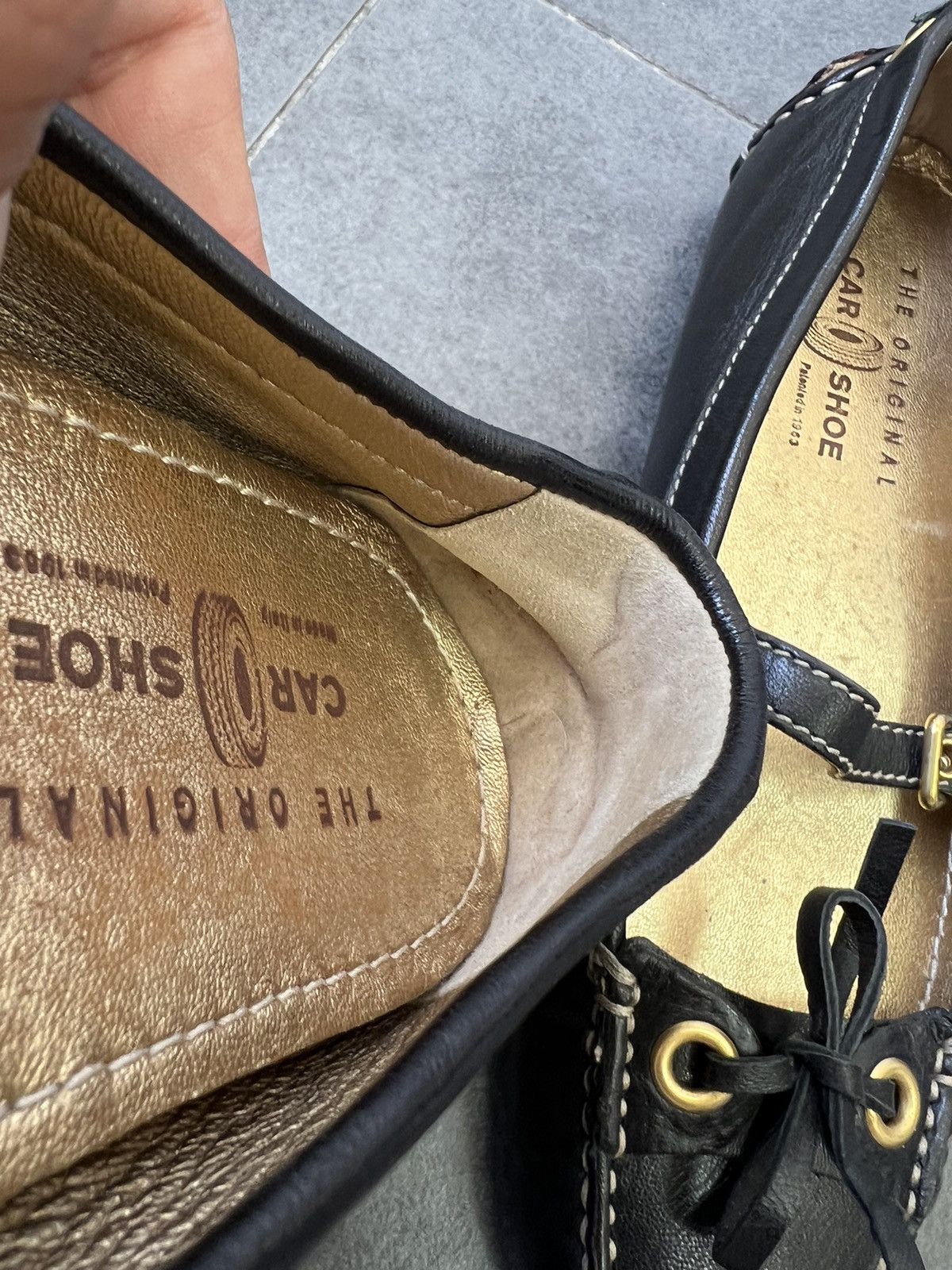 Car Shoe Ballet Car Shoe by Prada Laces Mary Jane flats y2k grunge Size US 6.5 / IT 36.5 - 10 Thumbnail