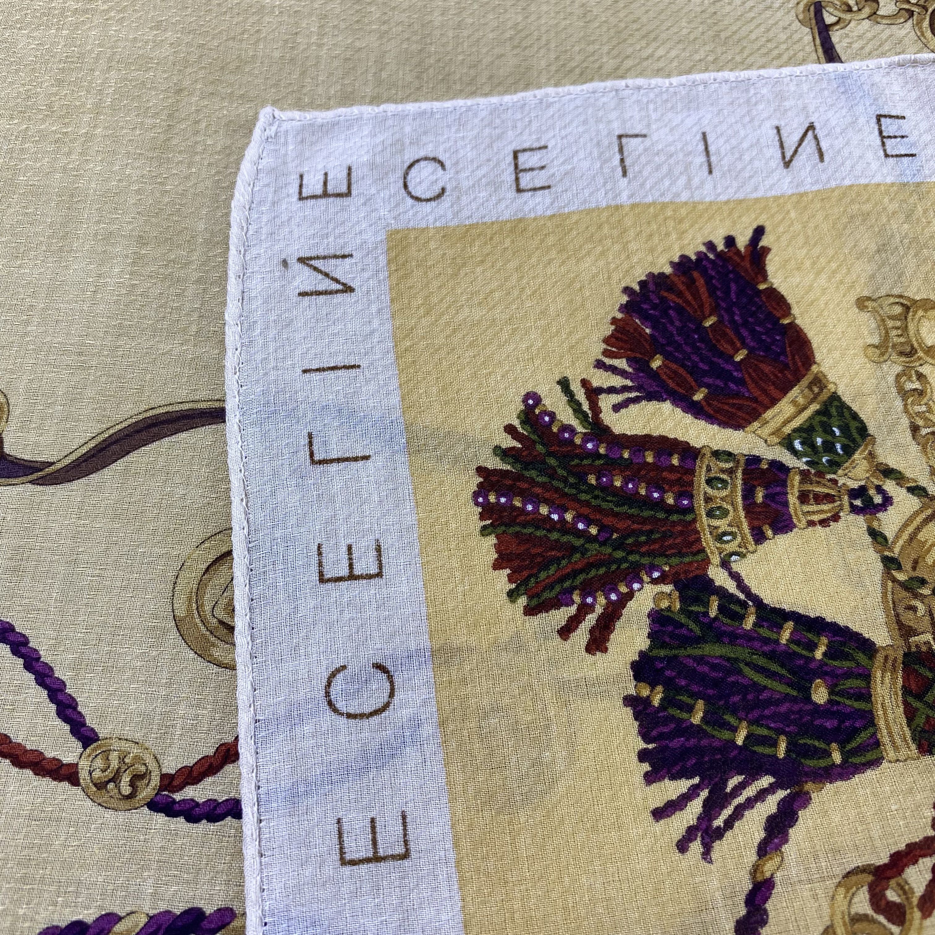 Celine Celine Handkerchief Neckerchief Bandana-B1832 Size ONE SIZE - 6 Thumbnail