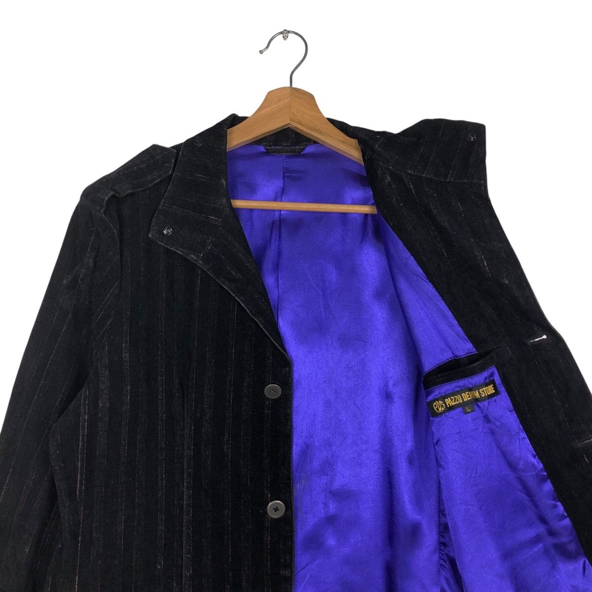 Japanese Brand × Vintage 📌Hickory Chore Jacket Pazzo Denim Issey Miyake Size US L / EU 52-54 / 3 - 13 Thumbnail