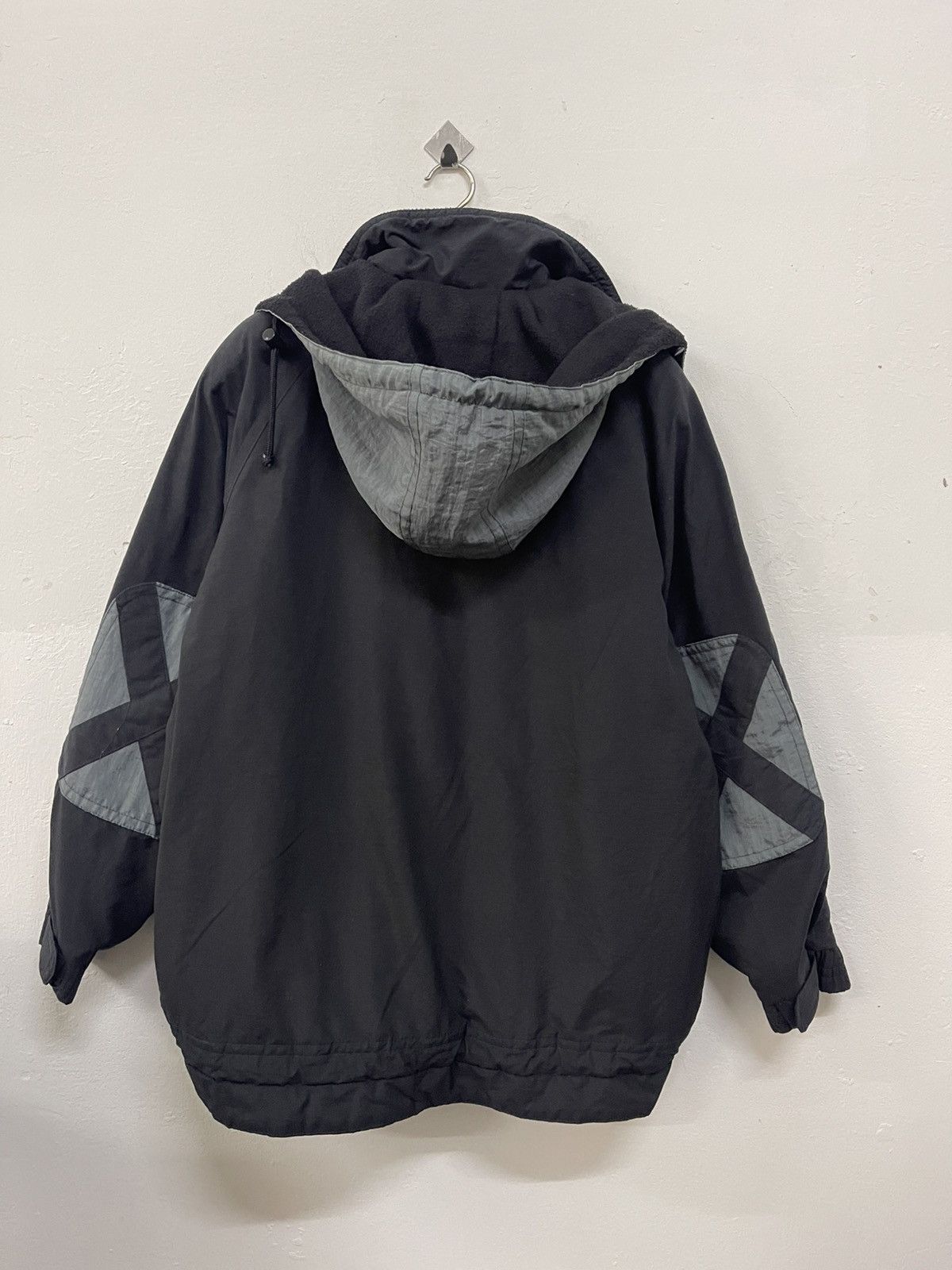Japanese Brand 90s Snow Screw Glamorous Black Grey Half Zipper Pullover Size US L / EU 52-54 / 3 - 5 Thumbnail
