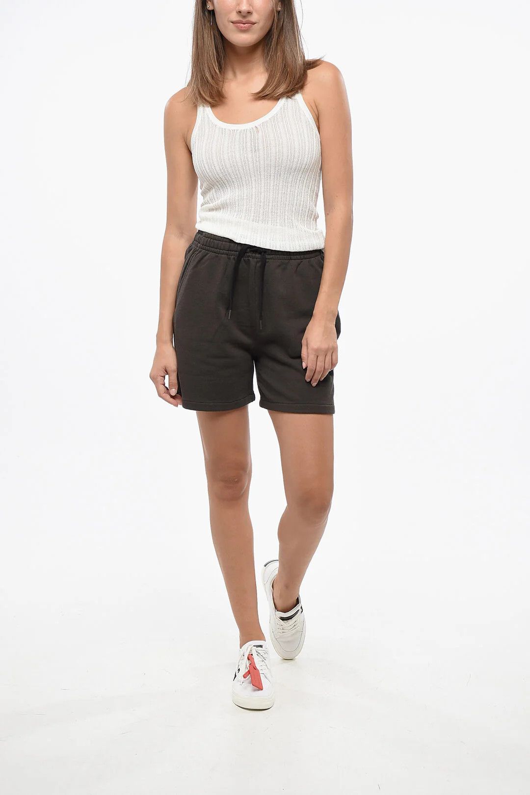 Isabel Marant og1mm0326 Cotton Short in Black Size 26" / US 2 / IT 38 - 4 Thumbnail