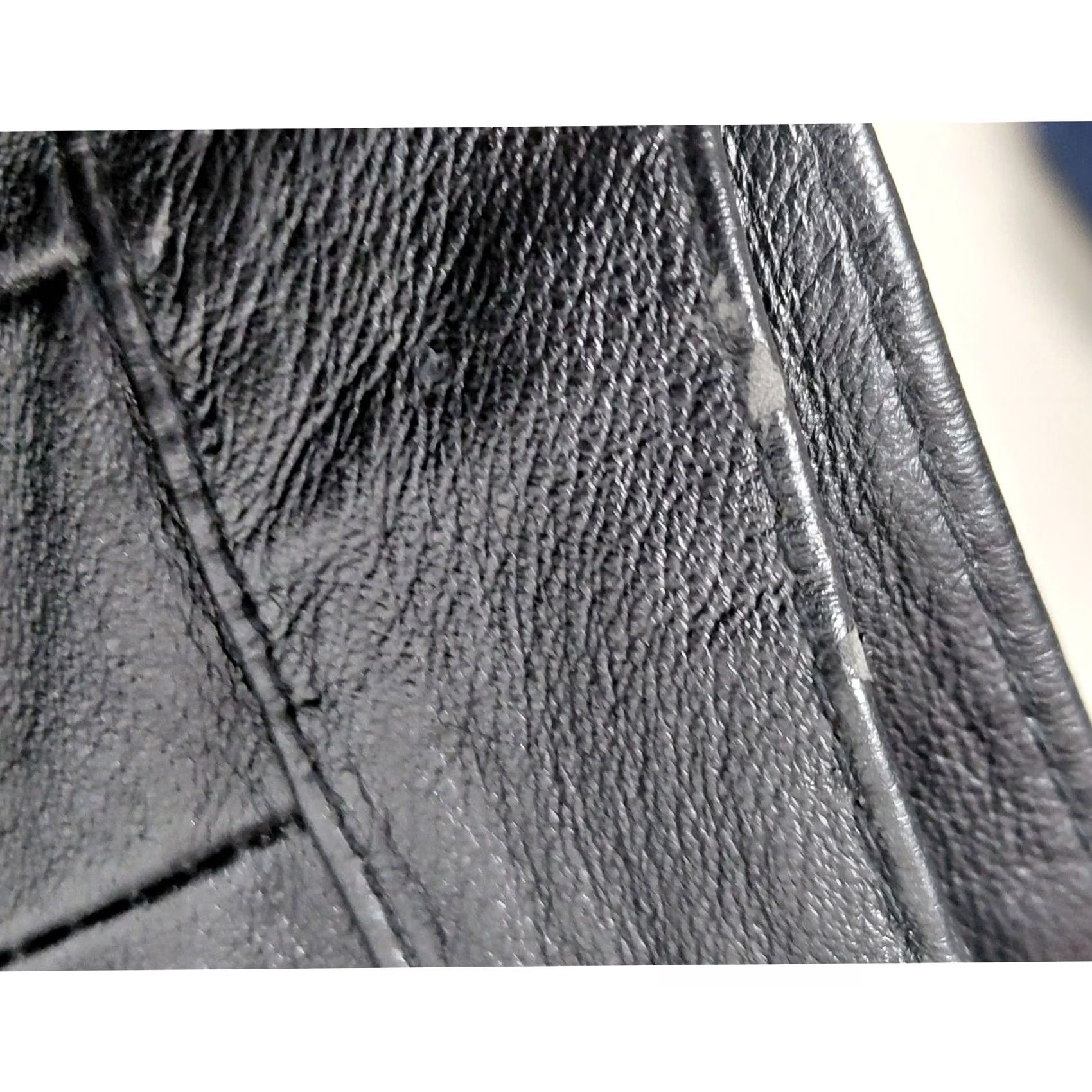 Vintage Newport News Genuine Leather Skirt Black Knee Length Lined - Size 6 Size 28" / US 6 / IT 42 - 3 Thumbnail