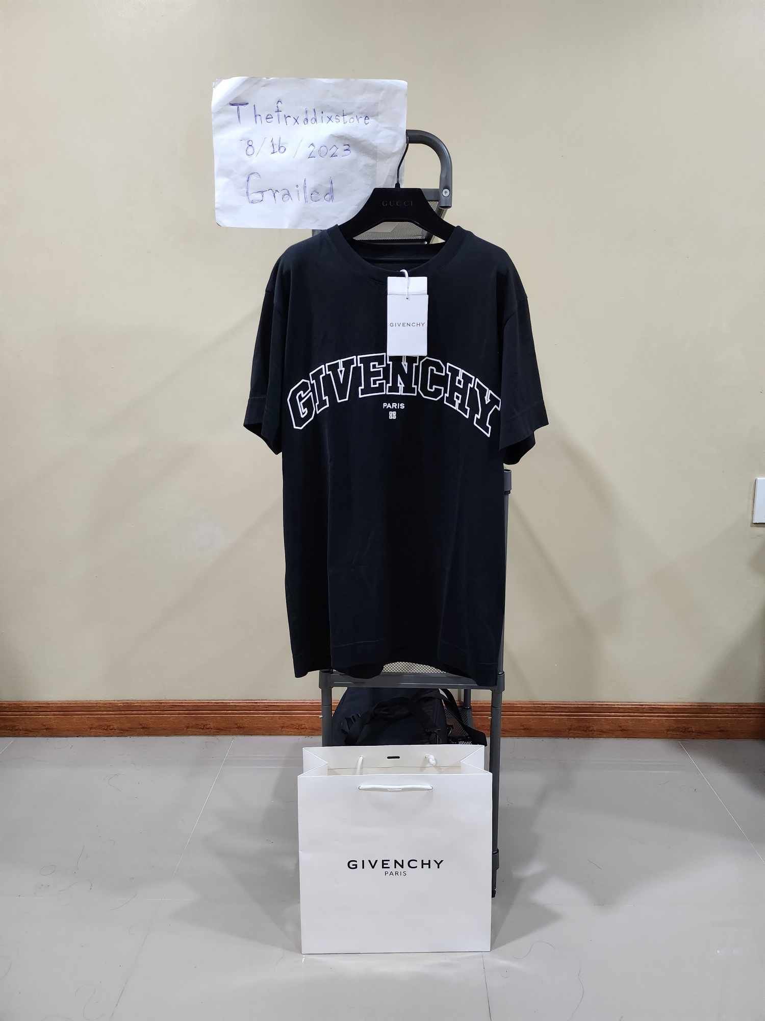 Givenchy embroidered logo tee