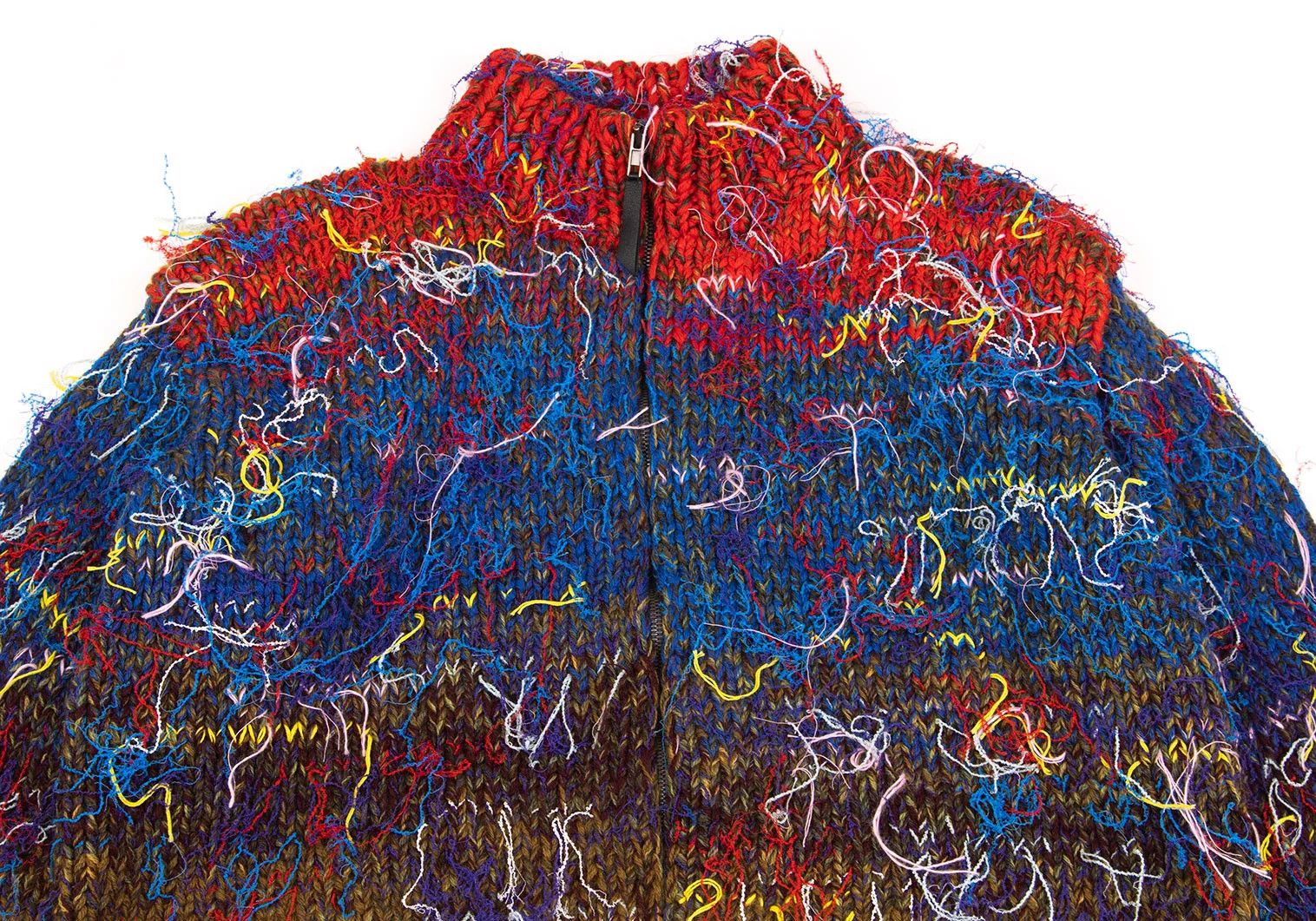 Maison Margiela Multicolor Handmade Knit Cardigan Size S Size US S / EU 44-46 / 1 - 2 Thumbnail