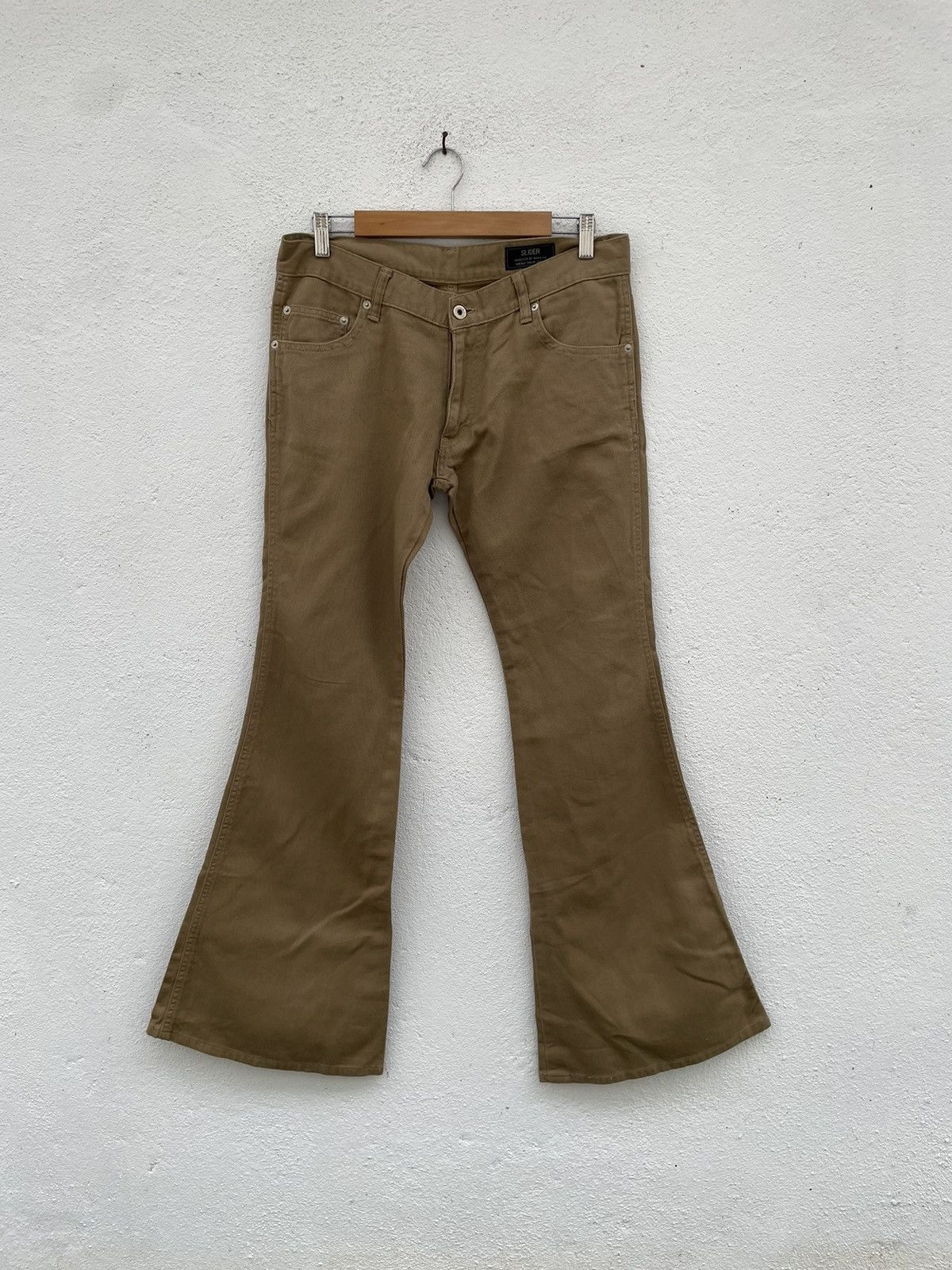 Designer Slider by Nakaiya Koenji Japan Flared Jeans Size US 32 / EU 48 - 1 Thumbnail