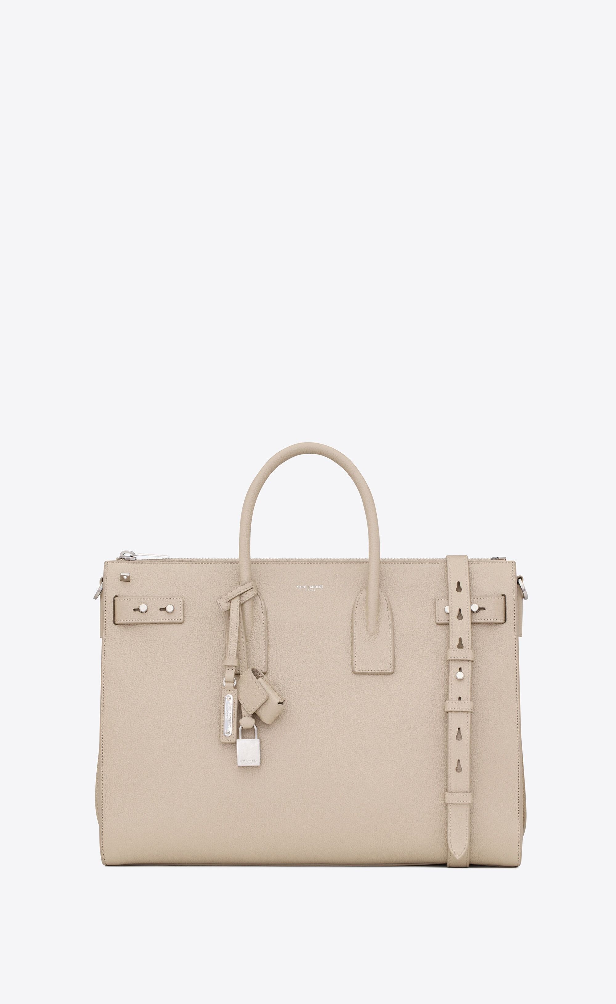 Saint Laurent Paris o1bcso1str1225 Size: OS/Sac De Jour Thin Large in Sand/Beige Size ONE SIZE - 1 Thumbnail
