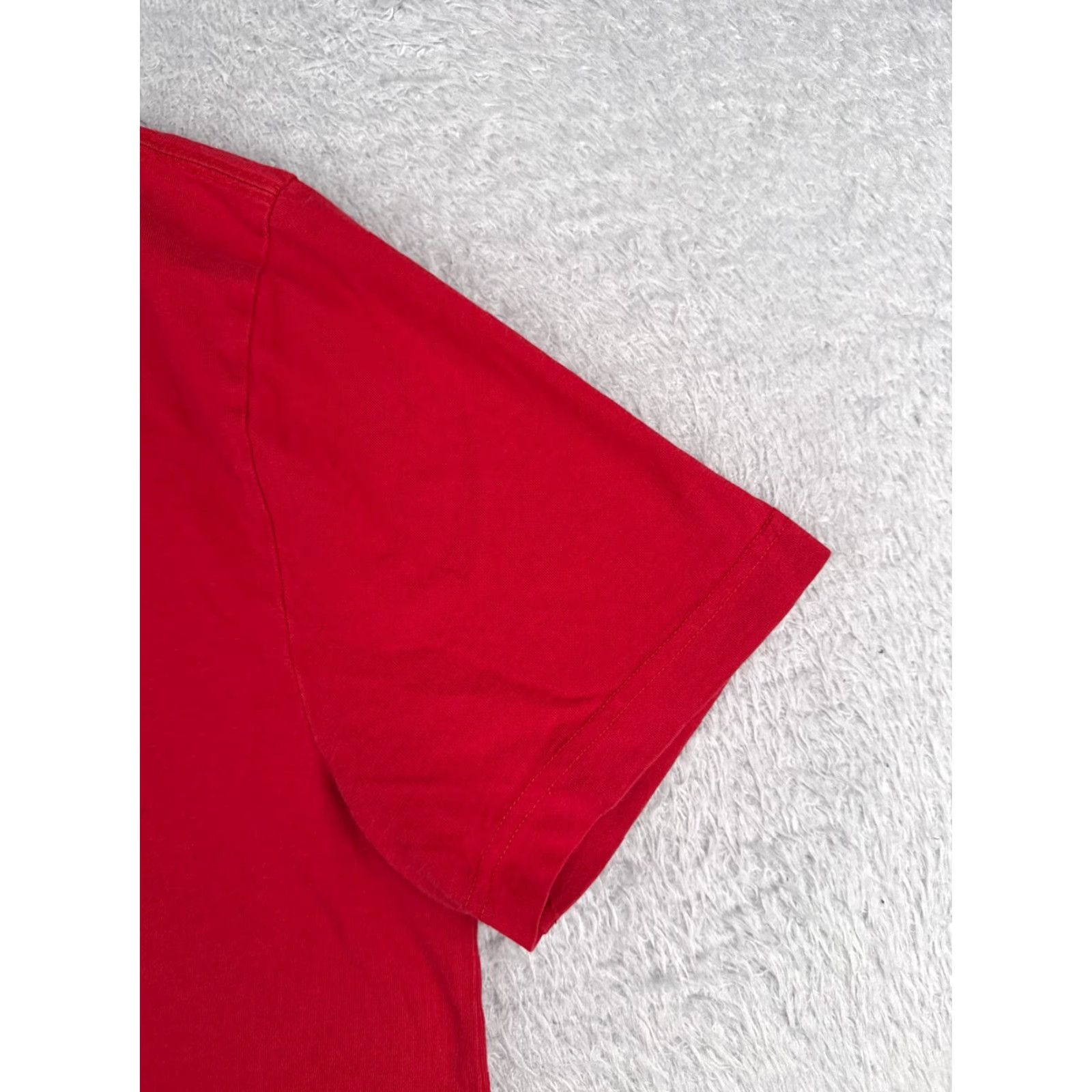 Tommy Hilfiger Tommy Hilfiger Women's T-Shirt 2XL Red Short Sleeve Crew Neck Cotton Logo Basic All Seasons Size XXL / US 16-18 / IT 52-54 - 2 Thumbnail
