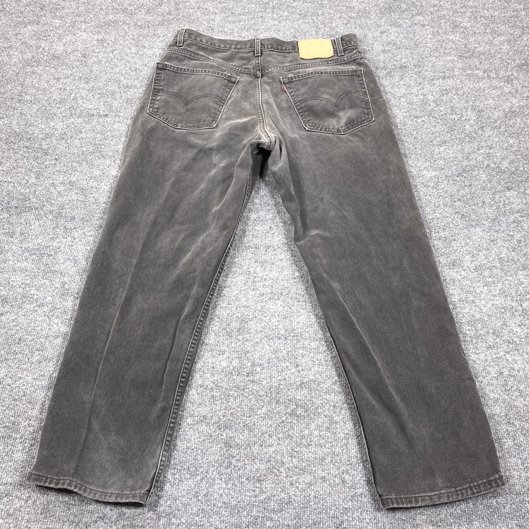 Levi's VINTAGE Levis 550 Jeans Mens 36x30 Black Relaxed Fit Dark Wash Size US 36 / EU 52 - 2 Thumbnail