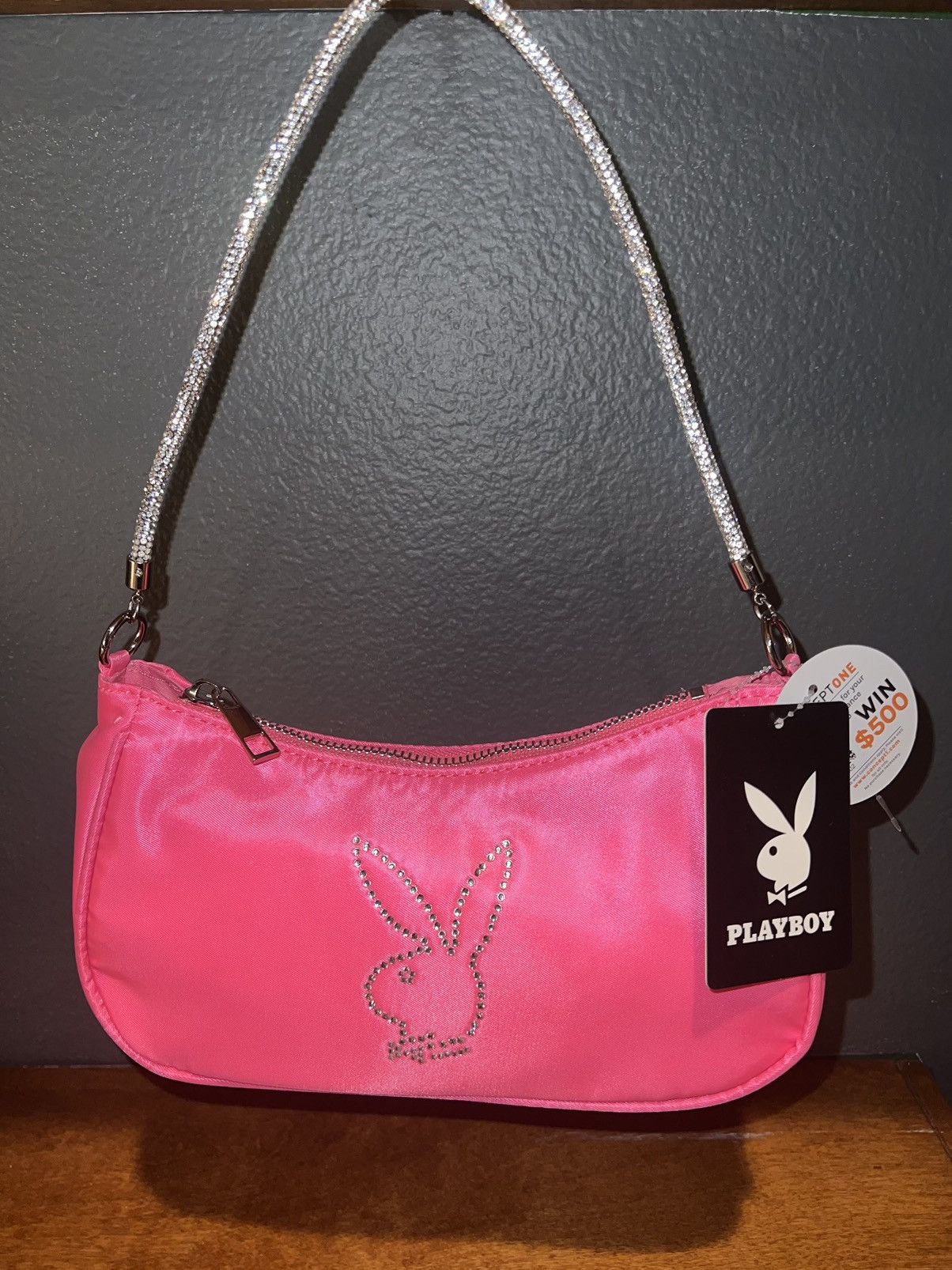 Playboy Playboy Bunny Rhinestone Alchemy Princess Shoulder Hand Bag Size ONE SIZE - 1 Thumbnail