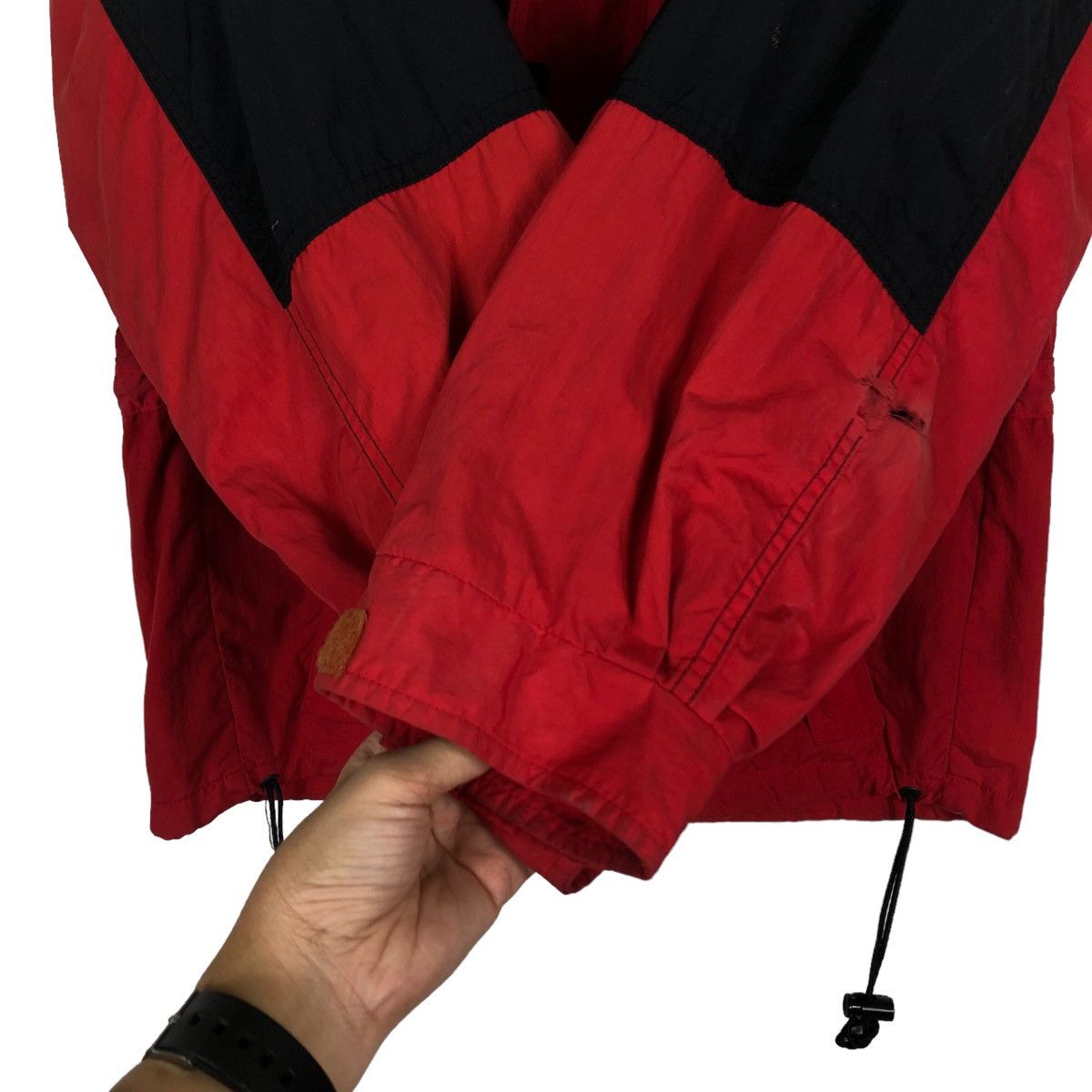 Japanese Brand 🔥Combination Red Black Rare Design Survival Jacket Big Logo Size US L / EU 52-54 / 3 - 11 Thumbnail