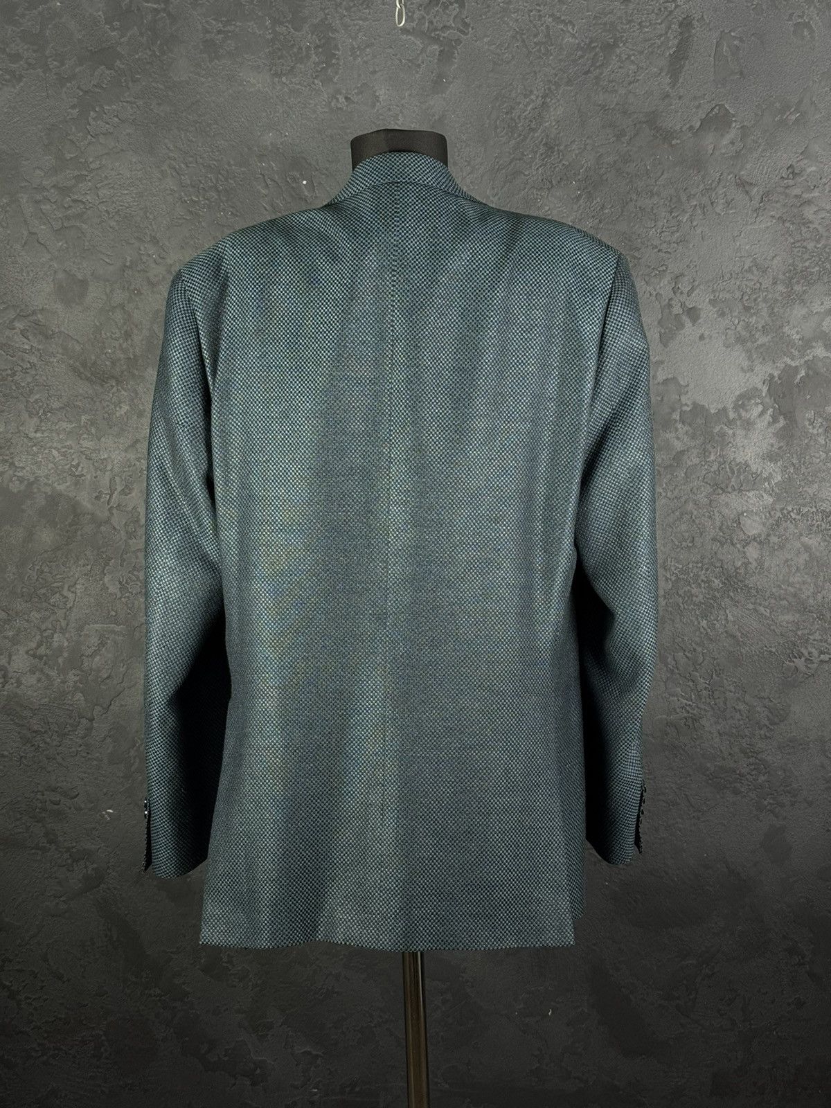 Brioni BRIONI Brunico Silk & Wool Micro-Structure Blazer Jacket Size 54R - 12 Thumbnail