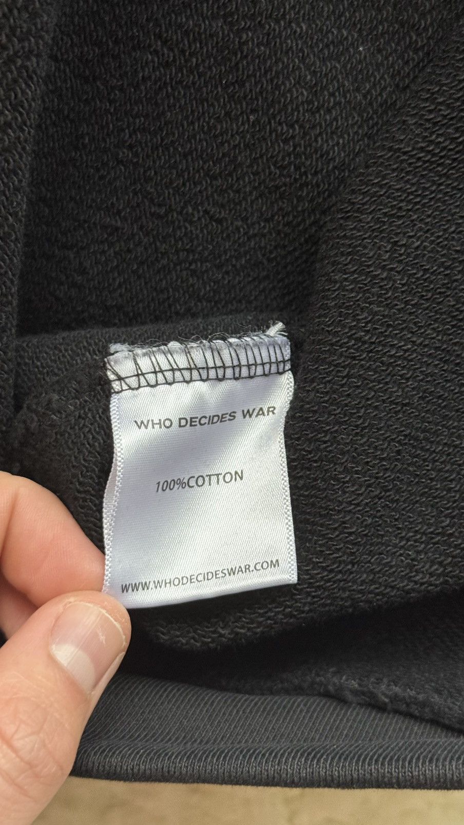 Who Decides War Who Decides War Flame Glass Coal Hoodie M Size US M / EU 48-50 / 2 - 6 Thumbnail