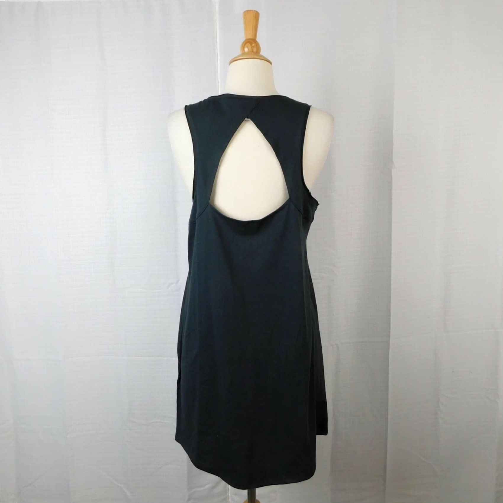 Vintage Jenni Sleepshirt 1X Plus Charcoal Black Cotton Blend Polyester Knit Sleeveless Nightgown Women Sh0? Size XL / US 12-14 / IT 48-50 - 3 Thumbnail