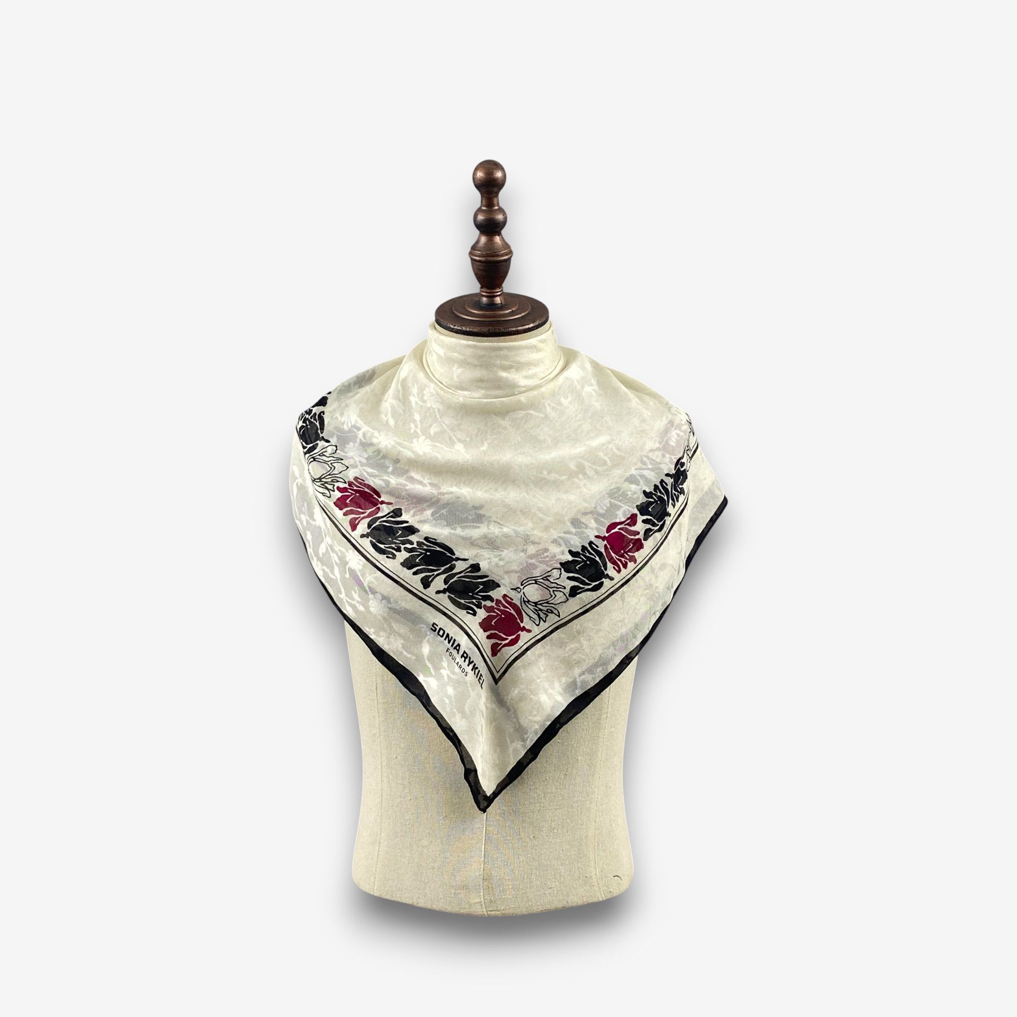 Sonia Rykiel Vintage Sonia Rykiel SILK Scarf Twill Stole Wraps Scarves Size ONE SIZE - 1 Thumbnail