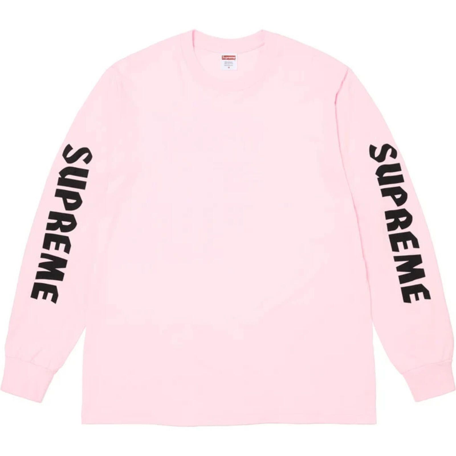 SS26 Supreme Spitfire L/S Tee Shirt Light Pink XXL