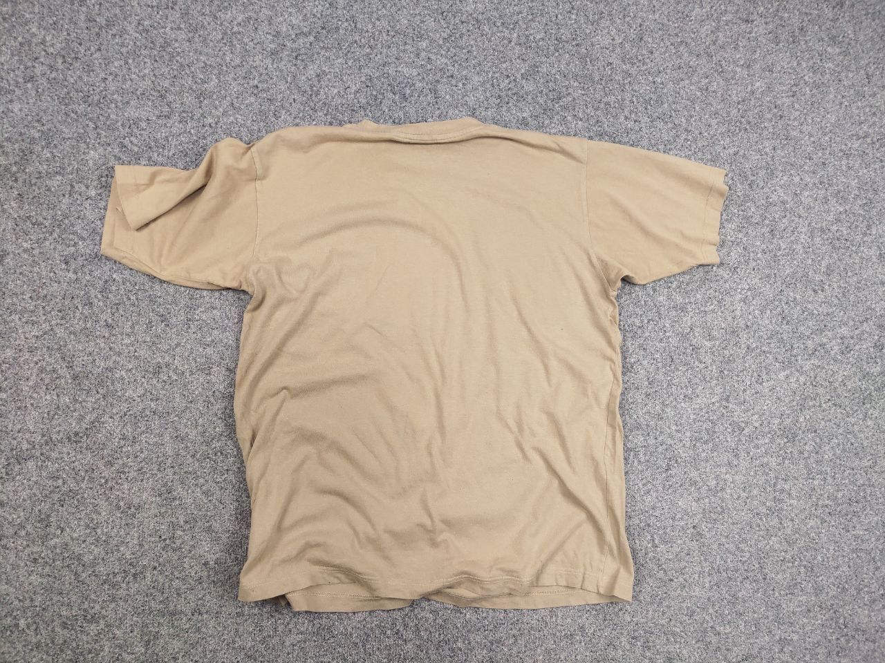 Nike Vintage 90's Nike Swoosh Oversized Beige Shirt USA Y2K Style Size US L / EU 52-54 / 3 - 10 Thumbnail