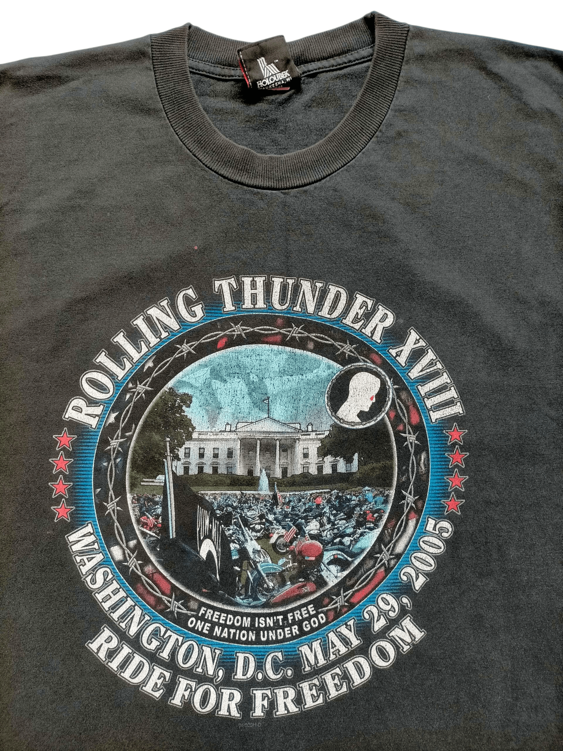 Harley Davidson Vintage 2005 Harley Davidson Black Tee Size US L / EU 52-54 / 3 - 3 Thumbnail