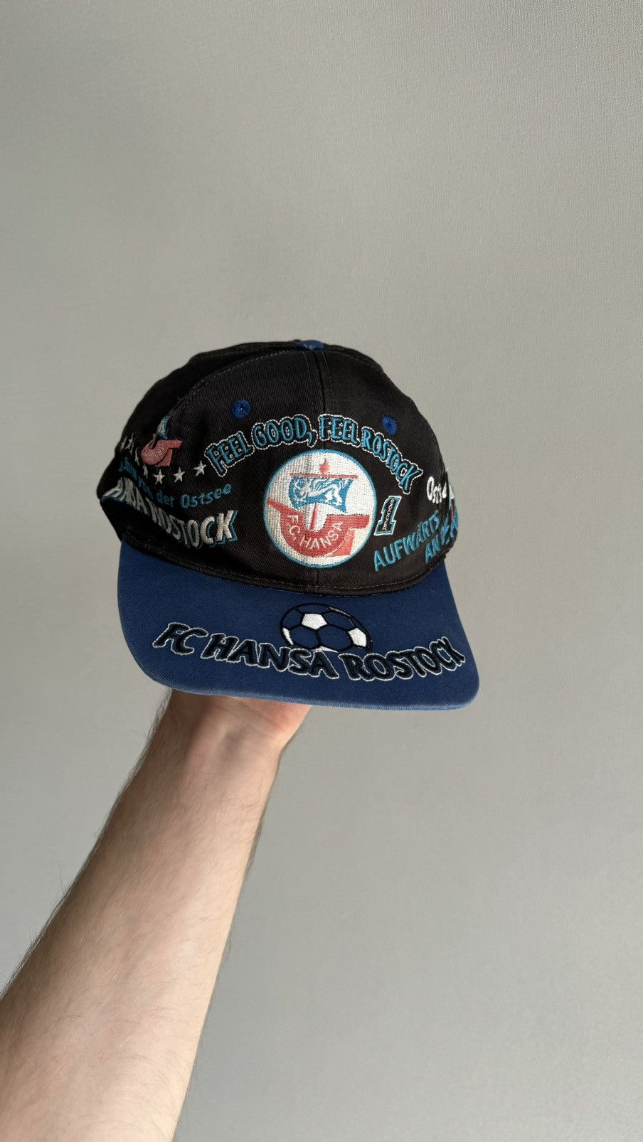Vintage FC HANSA ROATOCK Vintage Snapback Cap Size ONE SIZE - 1 Thumbnail