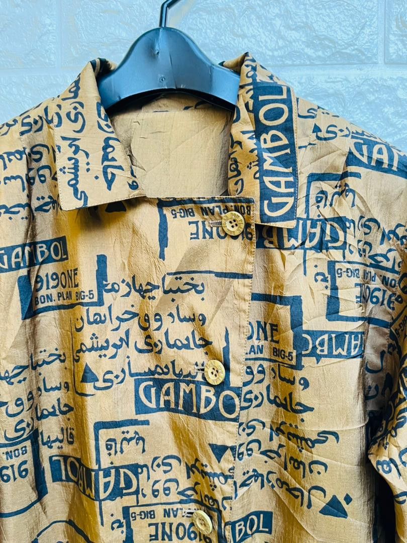 Japanese Brand × Vintage Vintage Arab FullPrint Designer Fashion Style Size M / US 6-8 / IT 42-44 - 7 Thumbnail