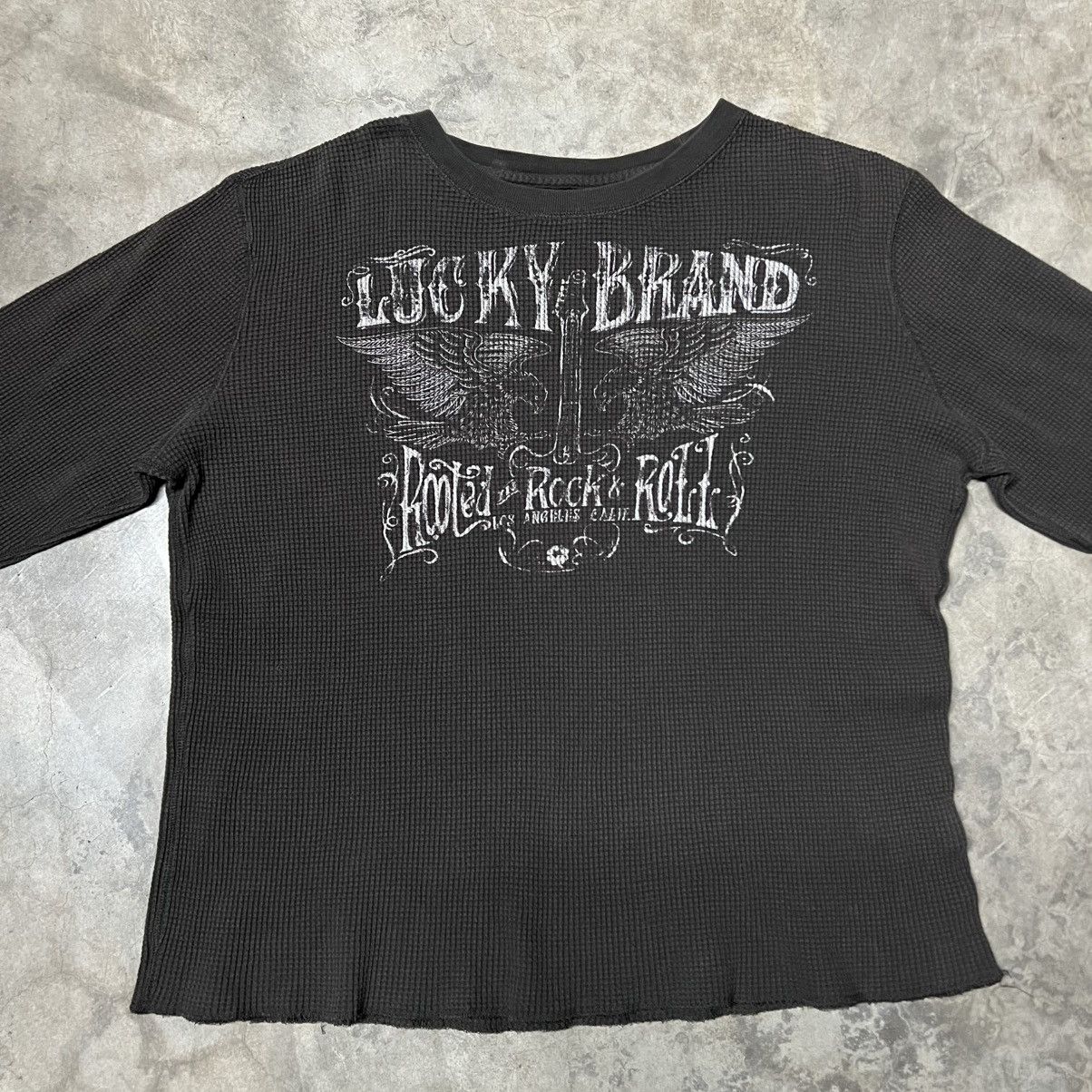 Lucky Brand × Vintage Lucky Brand Long-Sleeve Thermal Shirt Size US XL / EU 56 / 4 - 3 Thumbnail