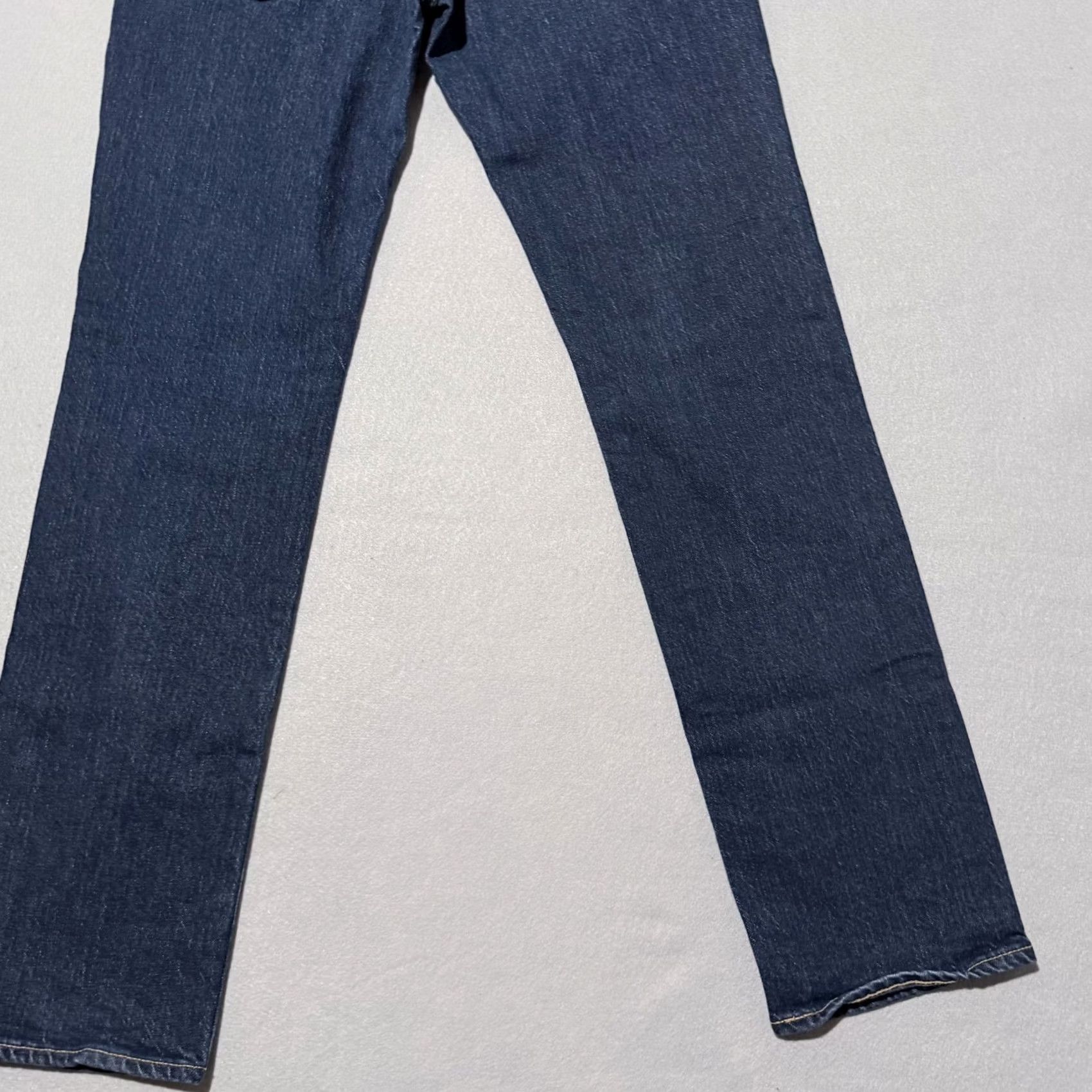 Levi's VINTAGE Levi'S Jeans Mens 32 Blue Premium Dark Wash Denim Pockets Slim Straight Fit Y2K 32X32 Size US 32 / EU 48 - 5 Thumbnail