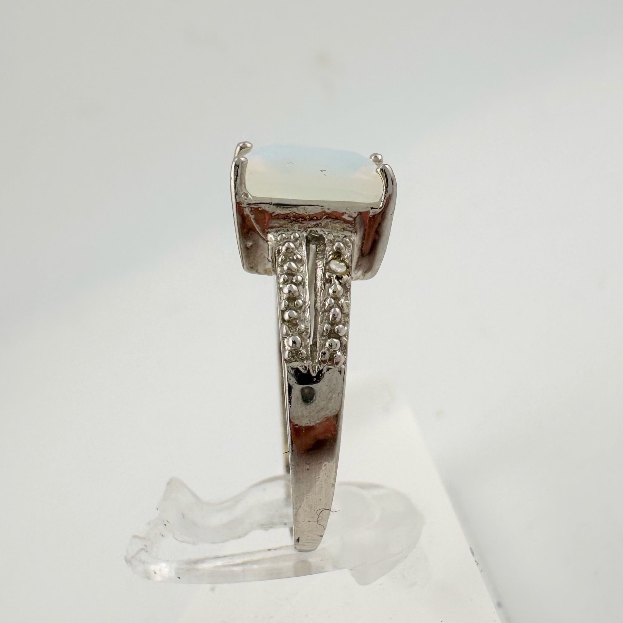 Other Beautiful Natural Opal Ring with Small Diamond Accent - Size Size ONE SIZE - 5 Thumbnail