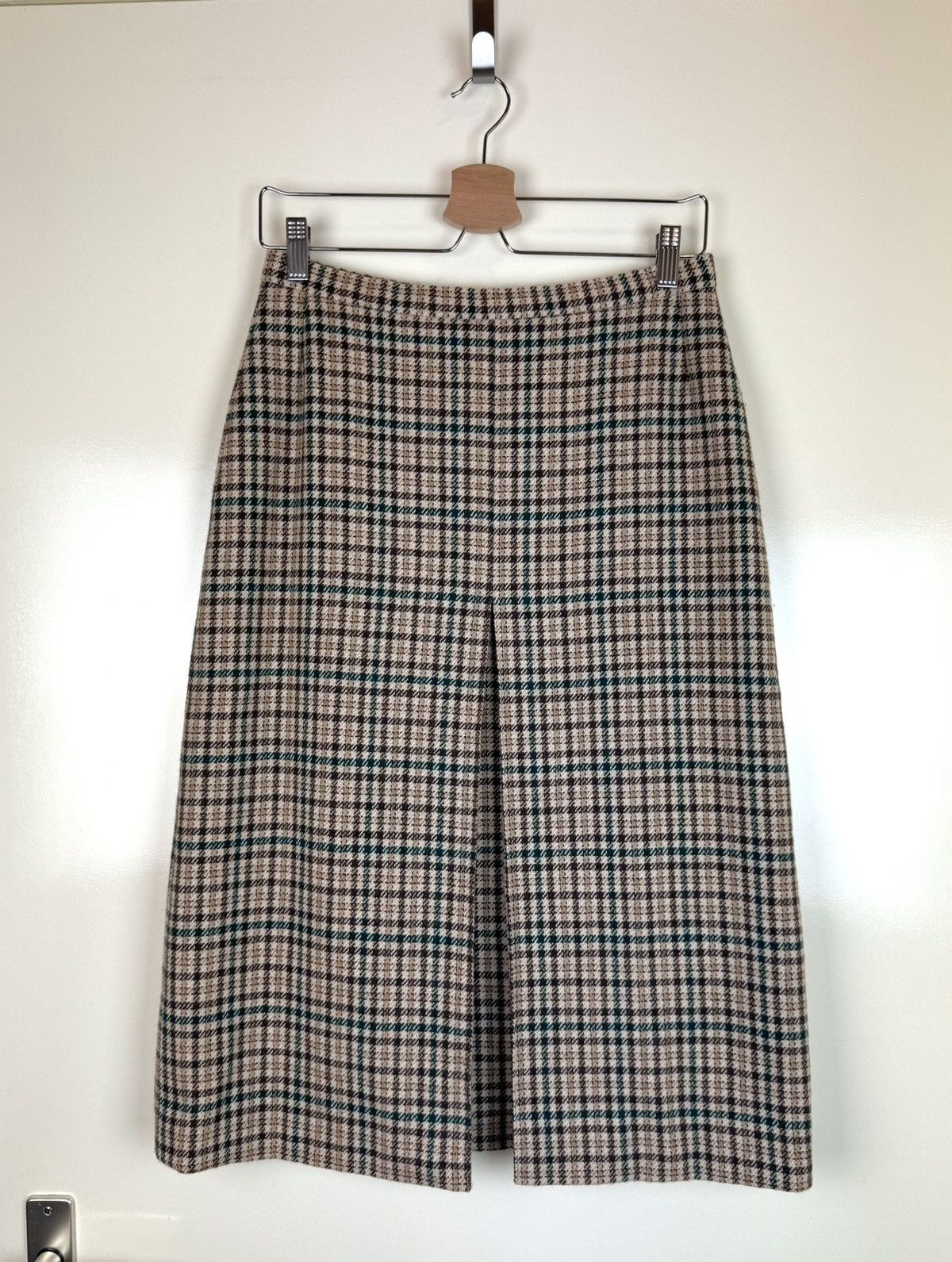 Ballantyne Ballantyne vintage wool houdthtooth skirt mid Burberry style Size 27" / US 4 / IT 40 - 1 Thumbnail