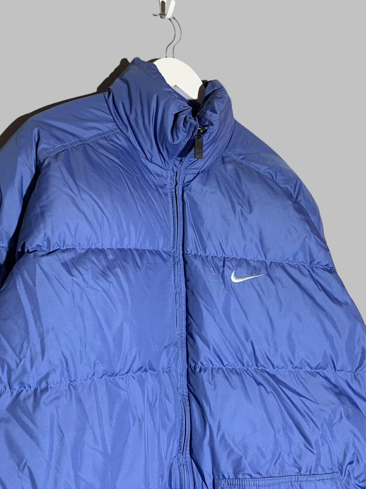 Nike × Vintage Vintage 90s Nike Down Puffer Men’s Jacket Size US L / EU 52-54 / 3 - 7 Thumbnail