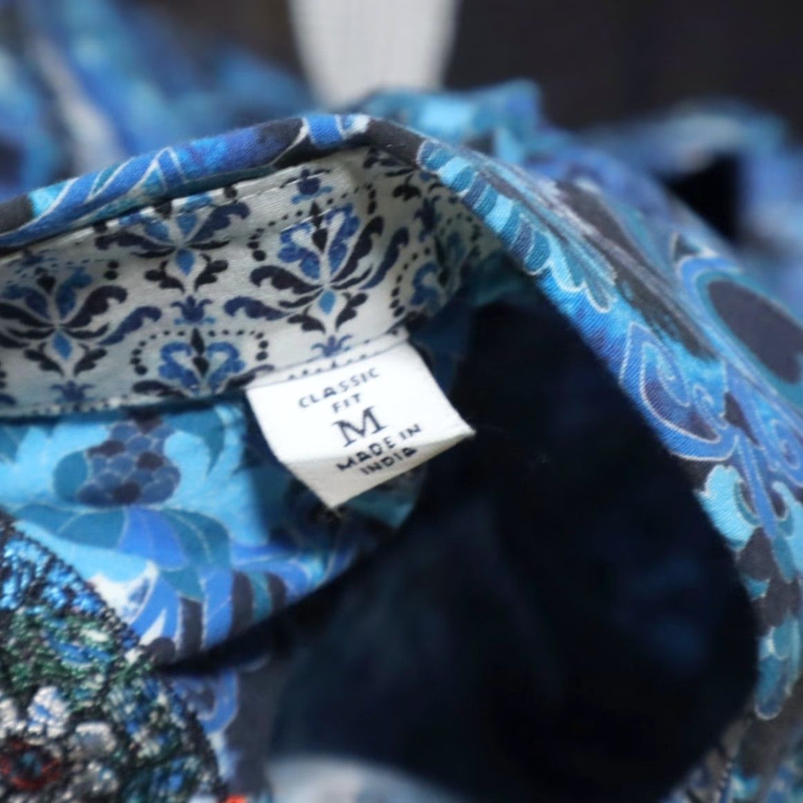 Robert Graham Robert Graham Midvale Sport Stretch Paisley Button Up Shirt Blue M Men Shirt Size US M / EU 48-50 / 2 - 6 Thumbnail
