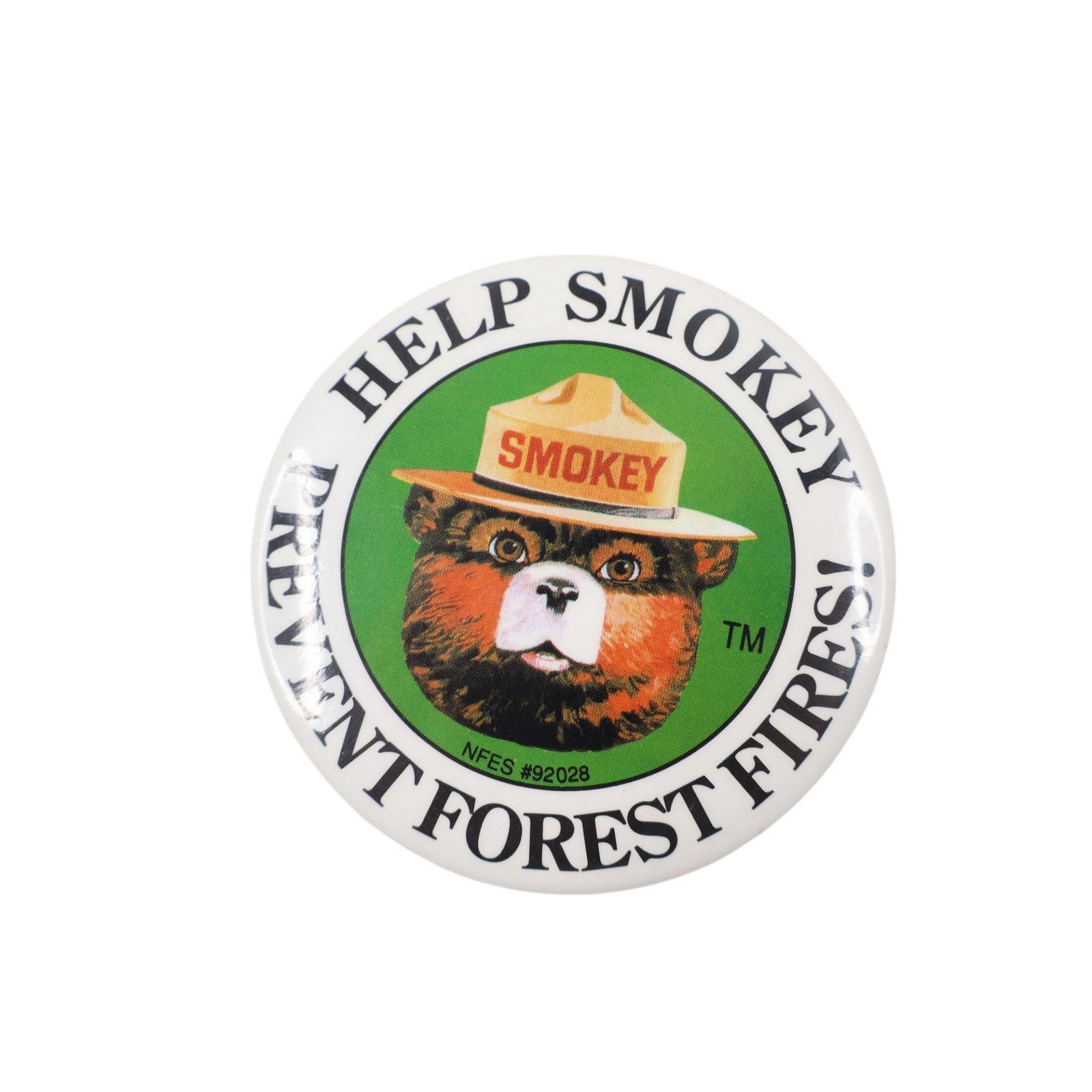 Vintage Vintage Smokey The Bear Prevent Forest Fires Pin Size ONE SIZE - 1 Thumbnail