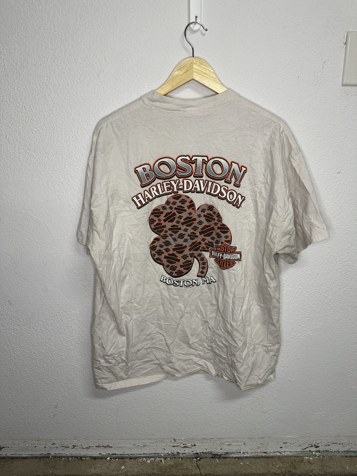 Harley Davidson Y2K Harley Davidson Skull T-Shirt Size US XL / EU 56 / 4 - 3 Thumbnail