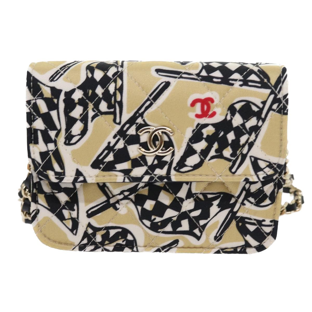 Chanel Beige Canvas Shoulder Bag (Pre-Owned) Size ONE SIZE - 1 Thumbnail