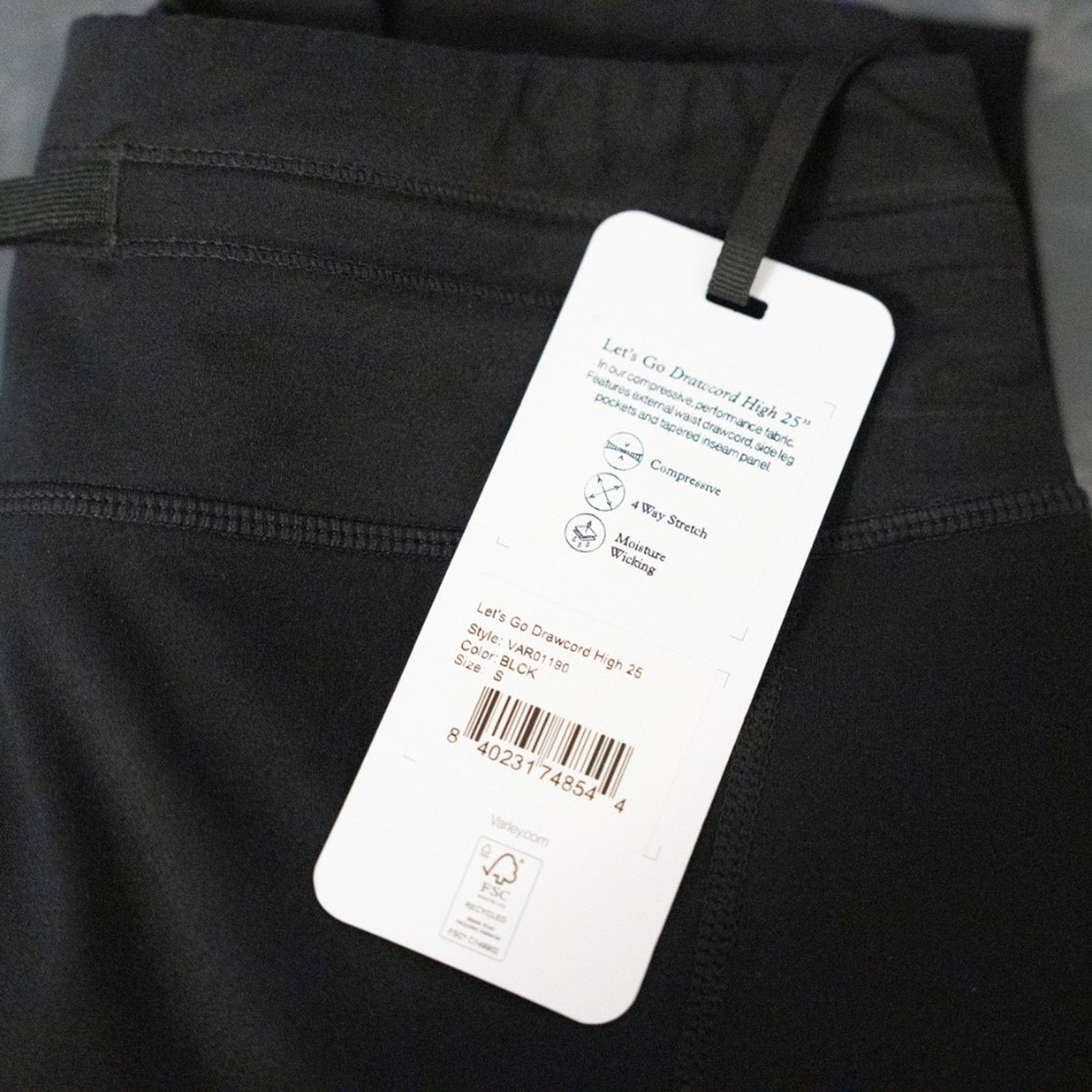 Varley Varley. Let's Go Drawcord High 25 Legging. Size 28" / US 6 / IT 42 - 8 Thumbnail