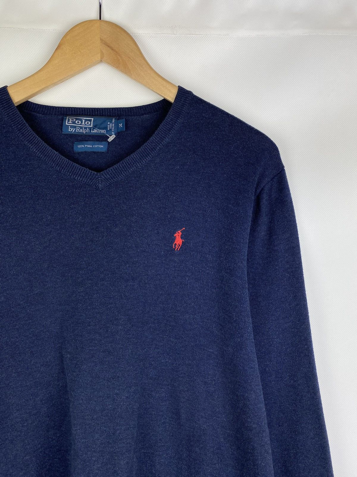 Polo Ralph Lauren Polo by Ralph Lauren vintage men’s v-neck sweater pullover Size US M / EU 48-50 / 2 - 4 Thumbnail