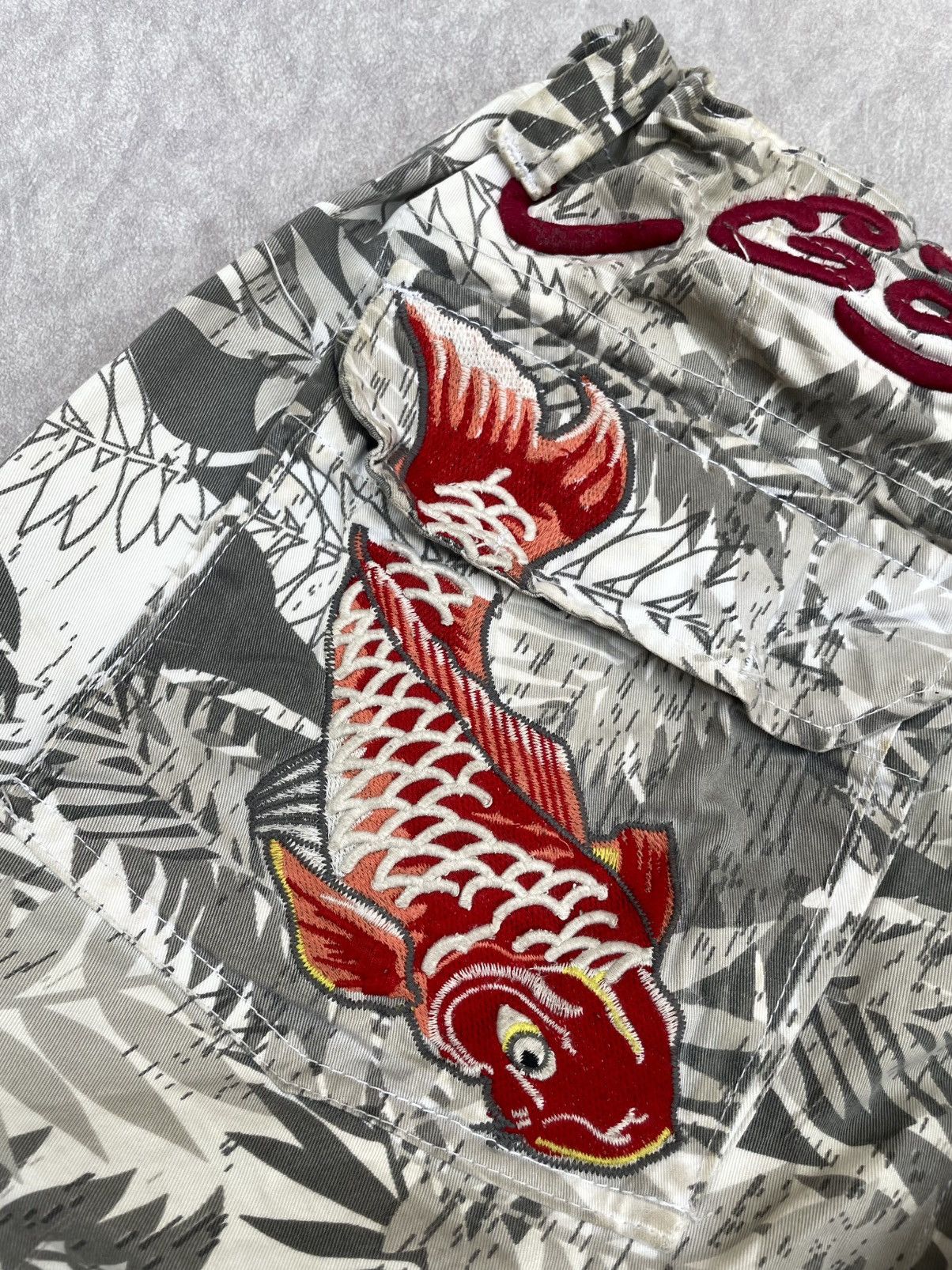 Ed Hardy Y2K Edhardy Embroidery Baggy Shorts Size US 38 / EU 54 - 3 Thumbnail