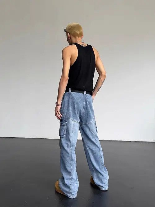 Japanese Brand Vintage harajuku style denim pants Size US 29 - 5 Thumbnail
