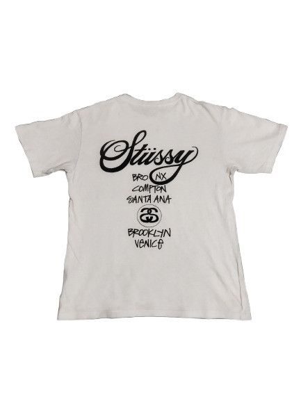 Stussy Stussy Tour Tee Size US M / EU 48-50 / 2 - 2 Thumbnail