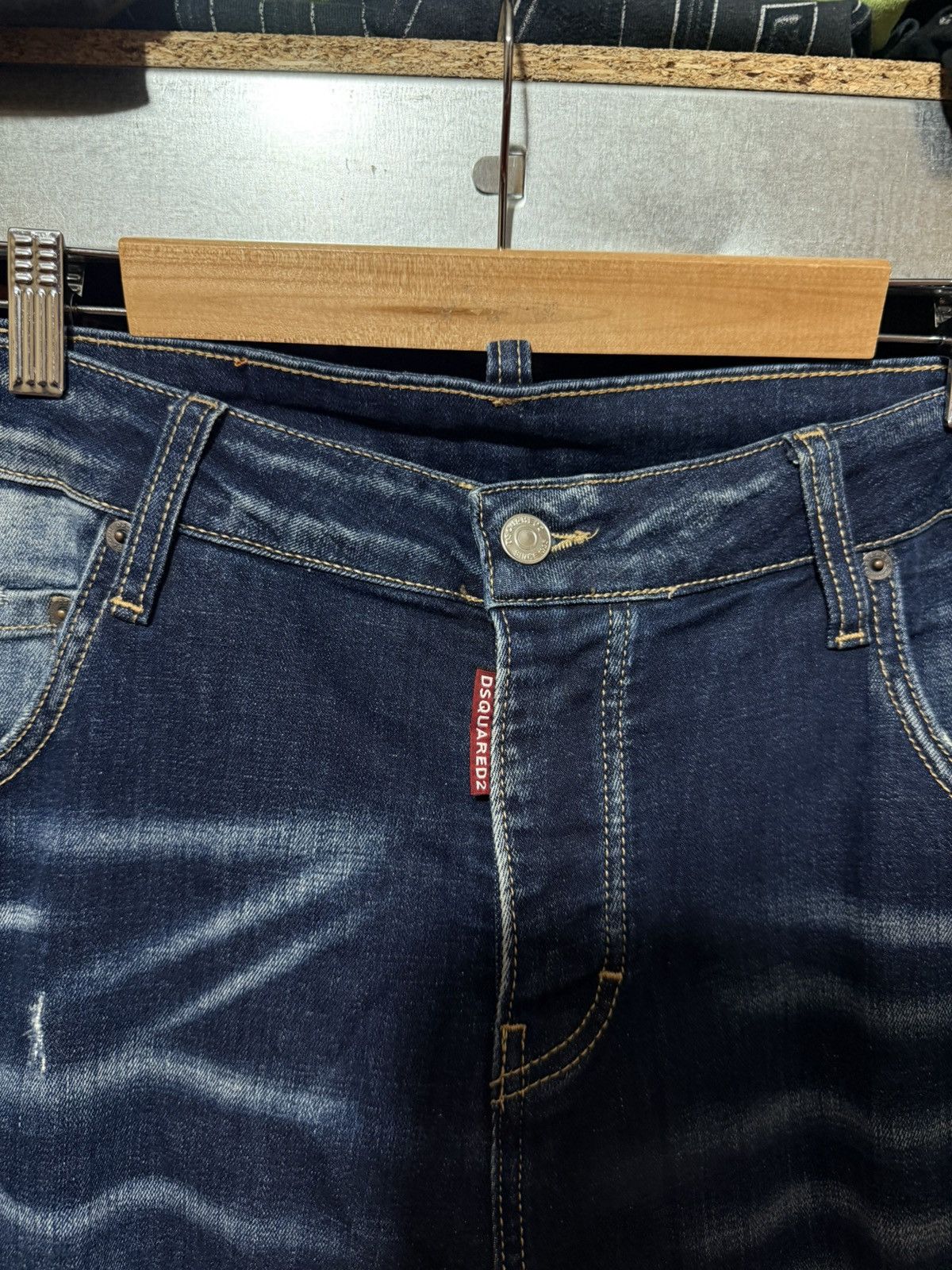 Dsquared2 Rare Luxury Dsquared2 Distressed Denim Navy Jeans Size 54 Size US 38 / EU 54 - 5 Thumbnail
