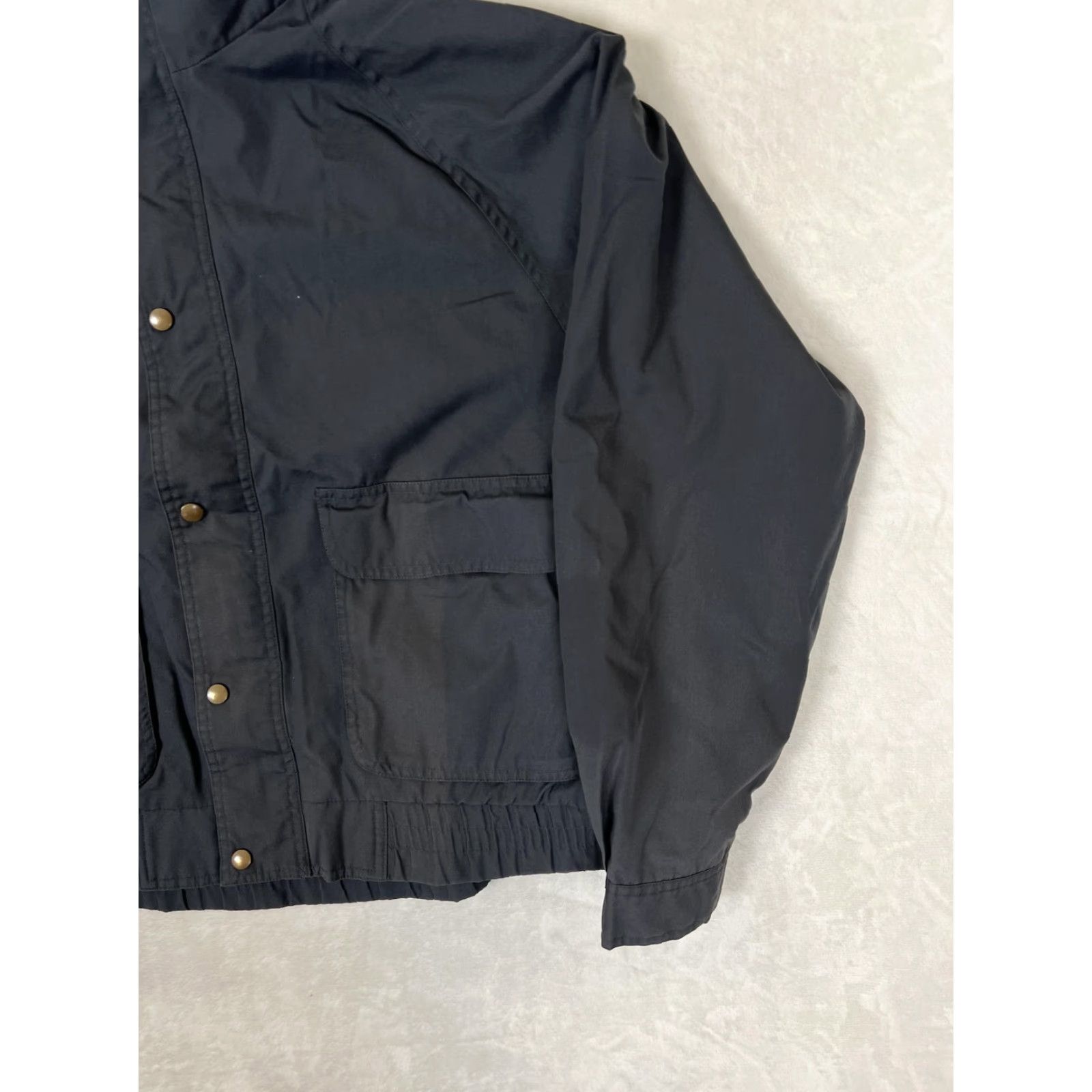 Vintage VINTAGE Cabela's Jacket Mens Large Blue Windbreaker Pockets Elastic Hem Full Zip Lined Size US L / EU 52-54 / 3 - 3 Thumbnail