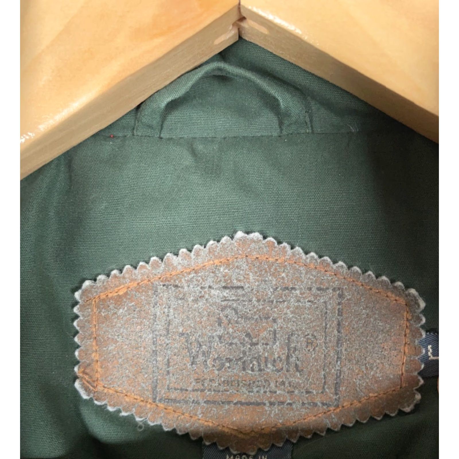 Vintage Woolrich Goose Down Parka Jacket Men's Large Dark Green Insulated Hooded Casual Outdoor Size US L / EU 52-54 / 3 - 3 Thumbnail